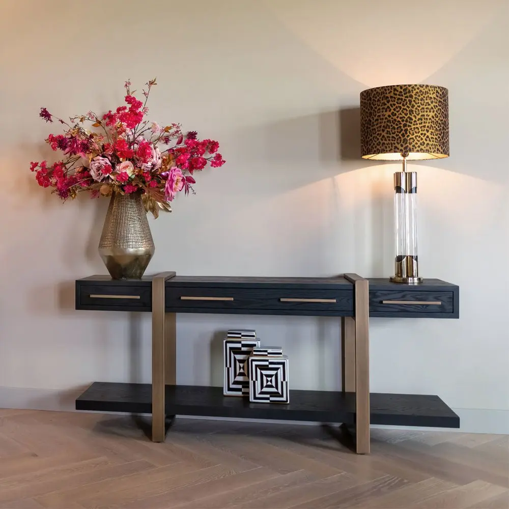 Richmond Interiors Cambon 3 Drawer Sideboard – Dark Coffee - Image 3