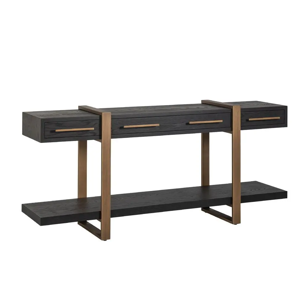 Richmond Interiors Cambon 3 Drawer Sideboard – Dark Coffee - Image 4