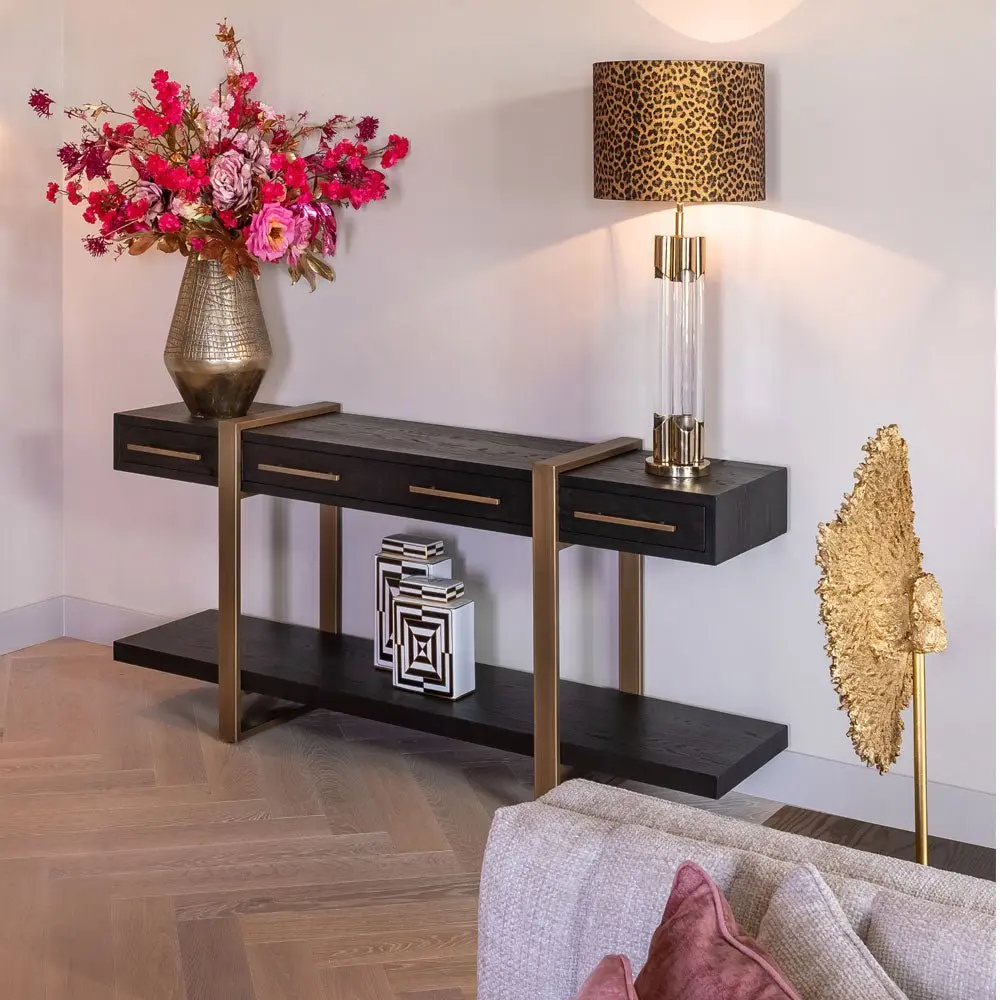 Richmond Interiors Cambon 3 Drawer Sideboard – Dark Coffee - Image 5