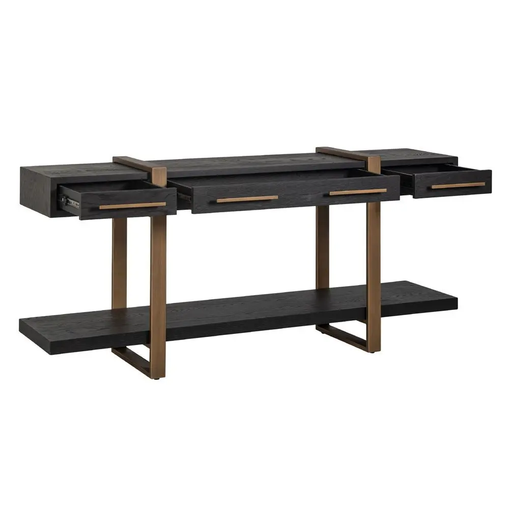 Richmond Interiors Cambon 3 Drawer Sideboard – Dark Coffee - Image 8