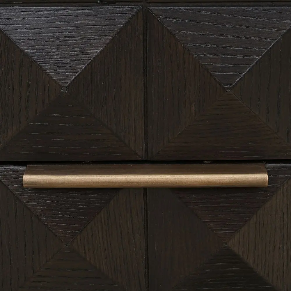 Richmond Interiors Claremont 2-Drawers Bedside in Brown - Image 8