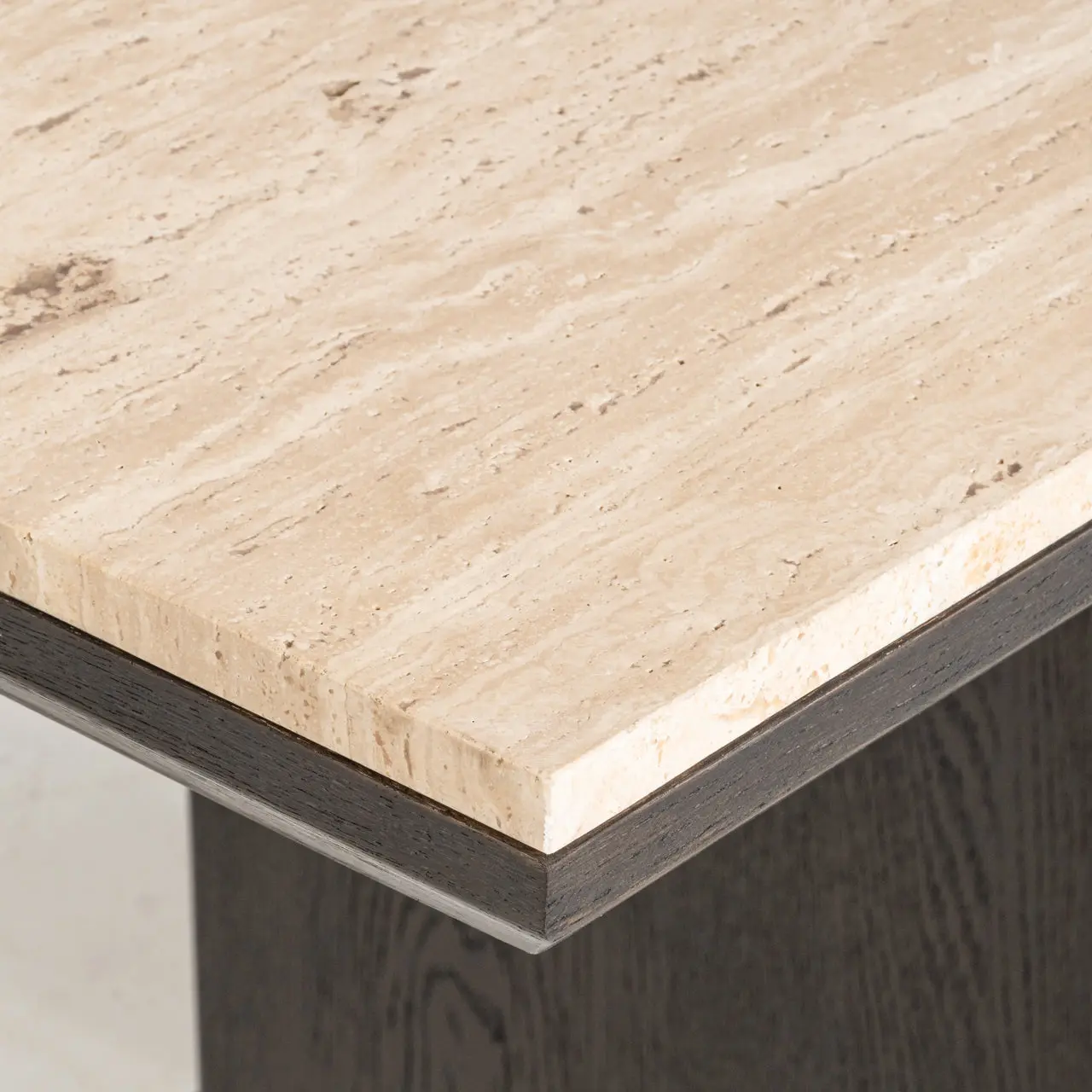 Richmond Interiors Claremont Dining Table – Brown Travertine – 230 cm - Image 2