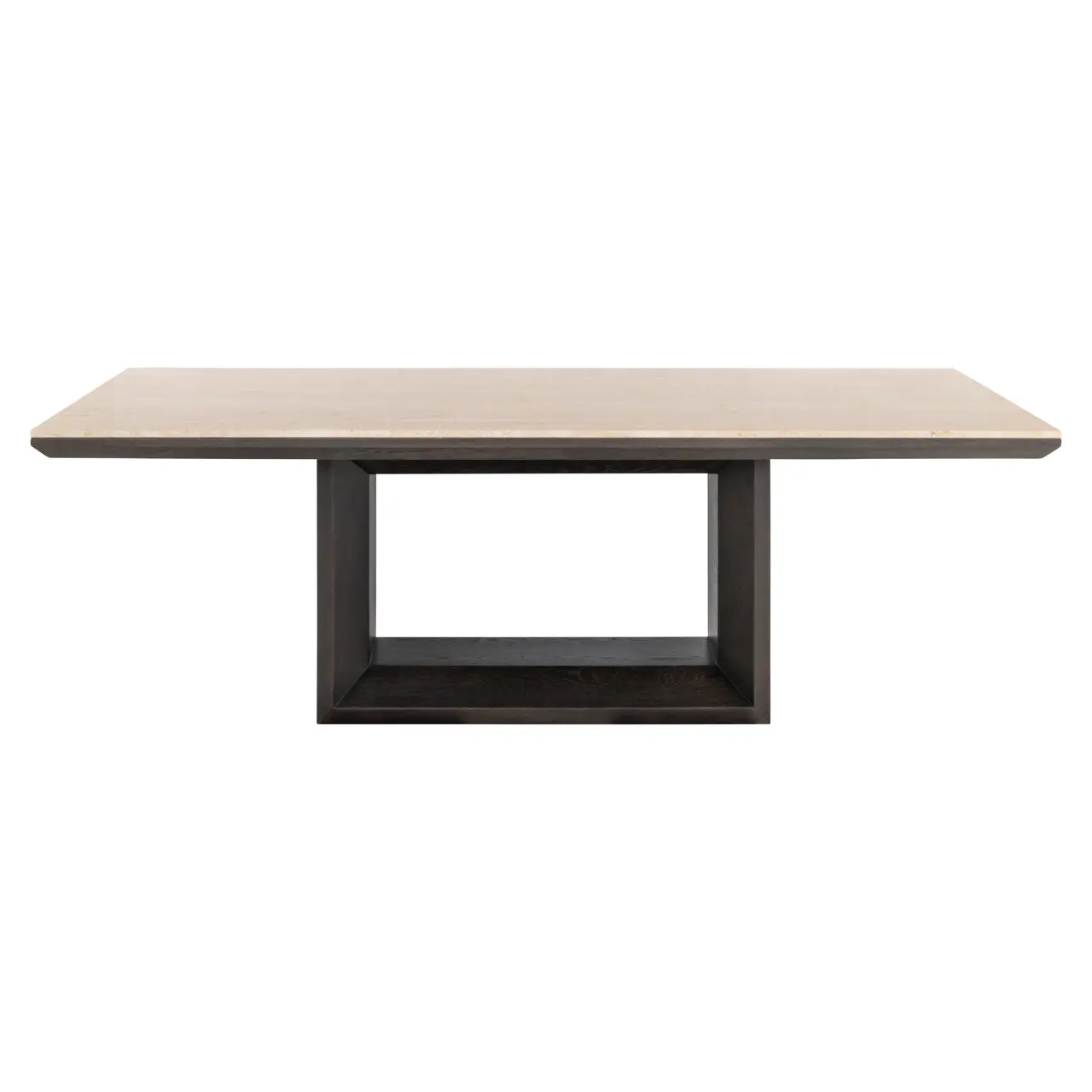 Richmond Interiors Claremont Dining Table – Brown Travertine – 230 cm - Image 4