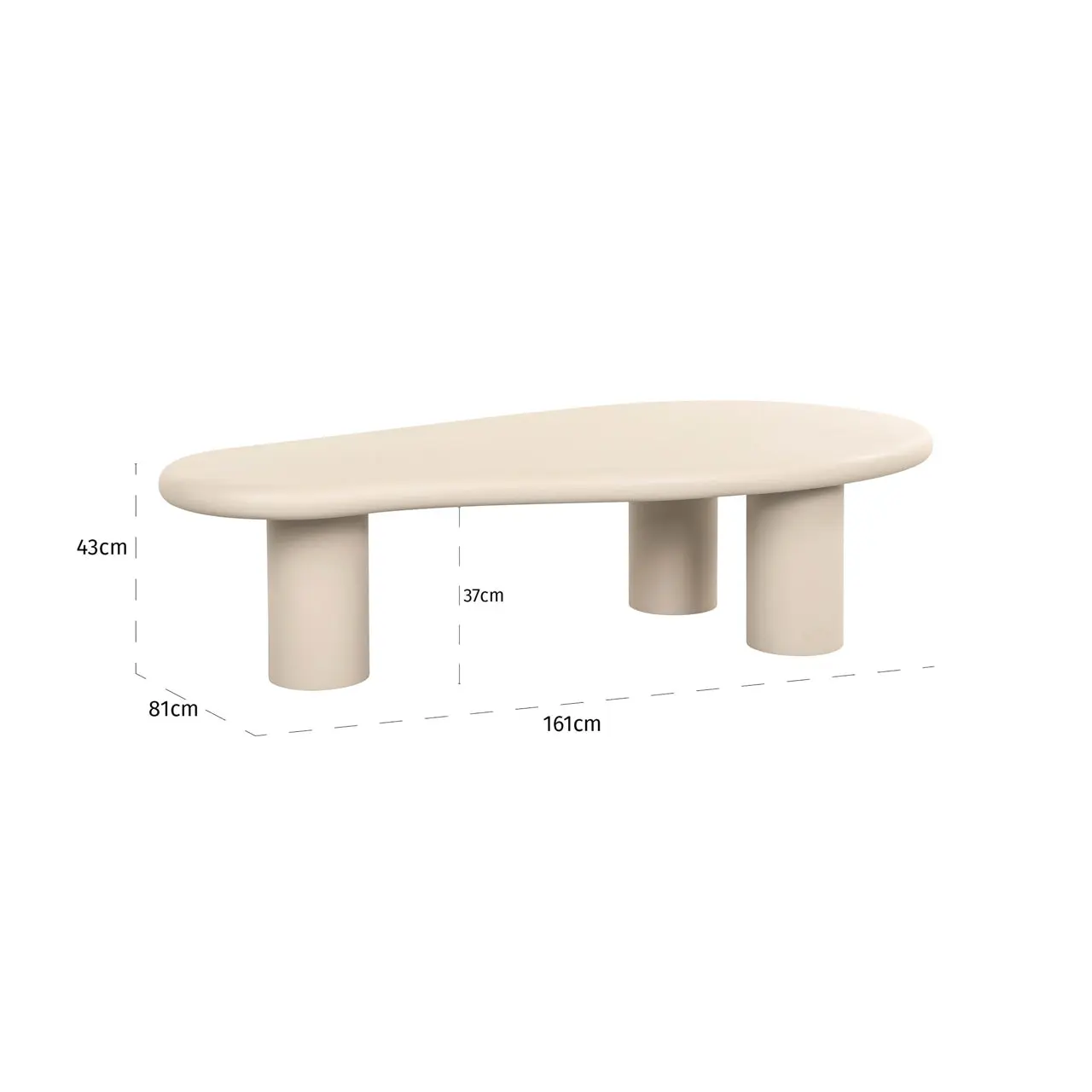 Richmond Interiors Clayton Coffee Table in Beige - Image 6