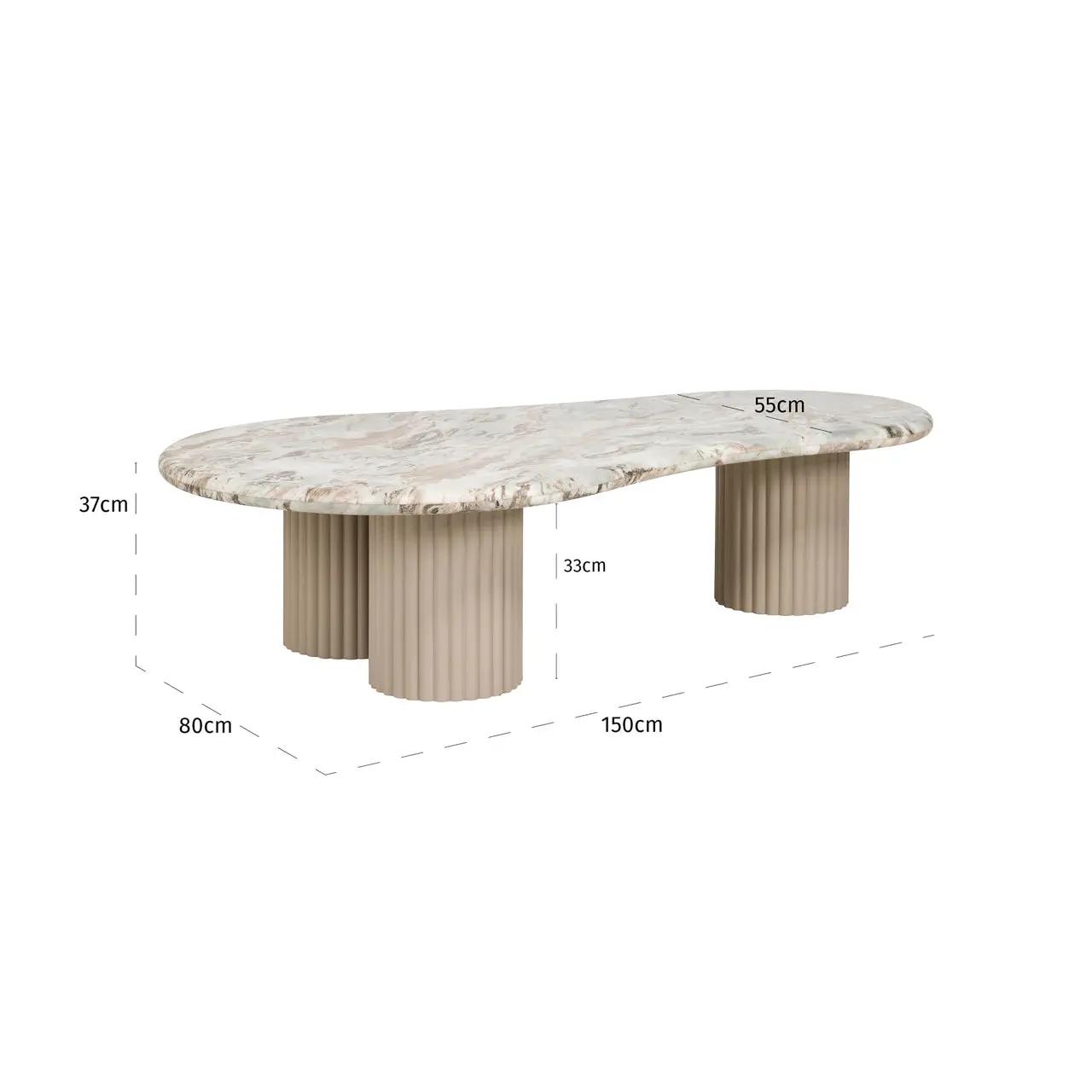 Richmond Interiors Coronel Coffee Table in Beige - Image 7