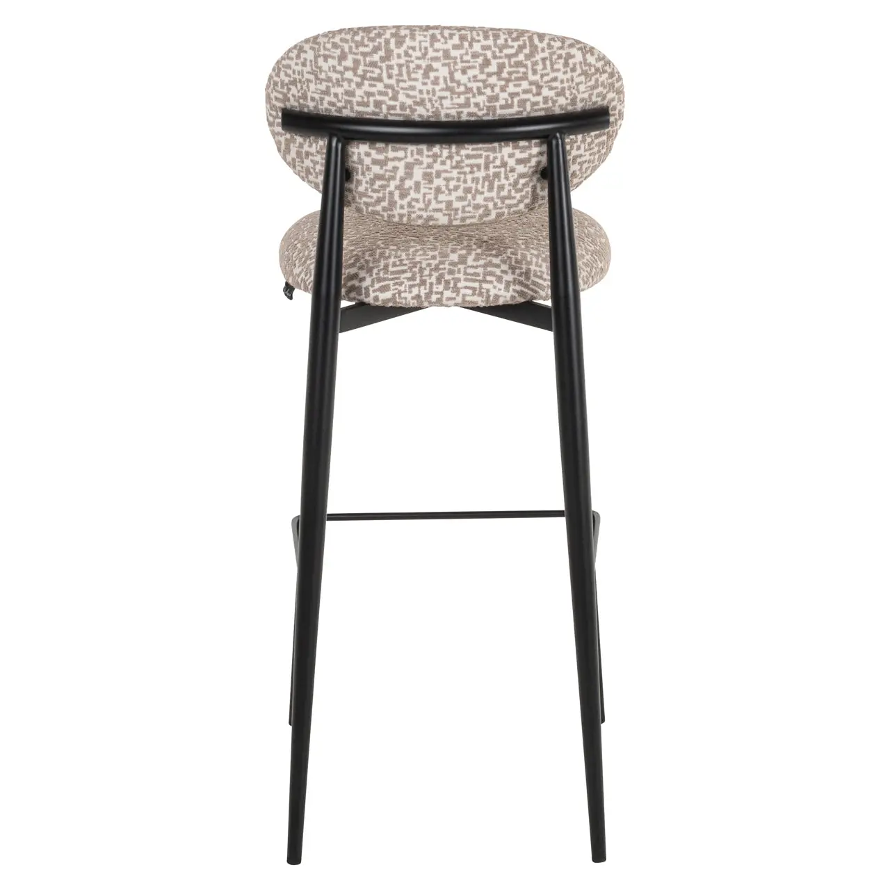 Richmond Interiors Dantes Geometric Bar Stool in Natural - Image 4