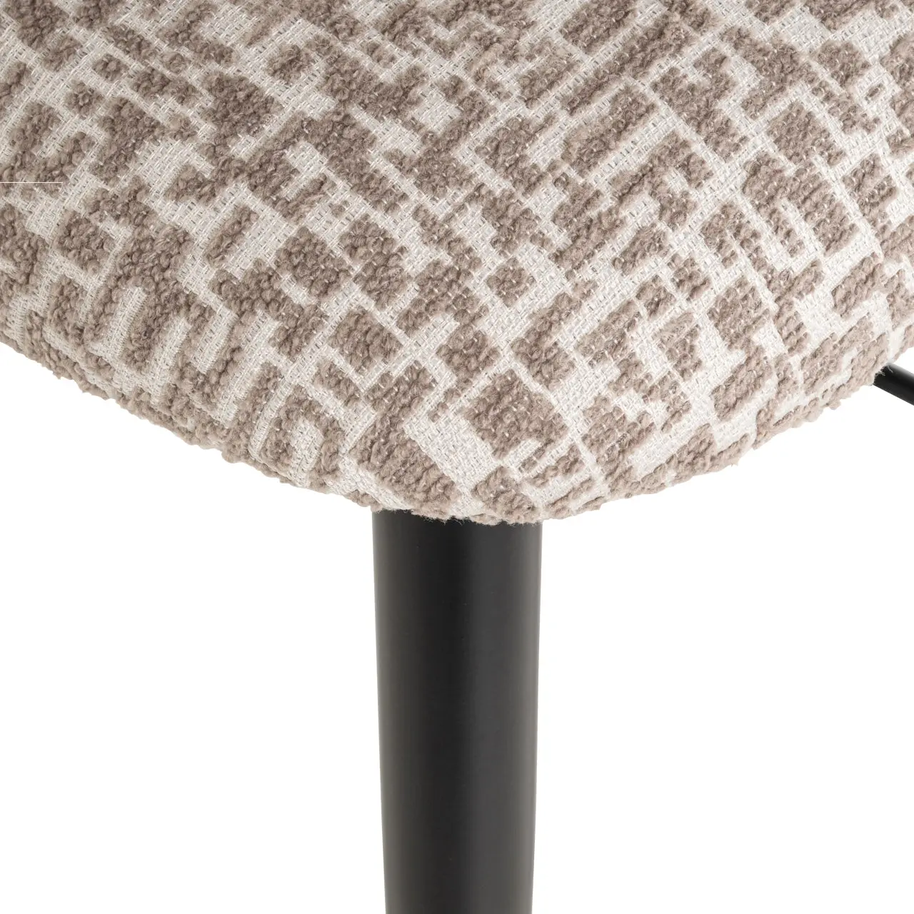Richmond Interiors Dantes Geometric Bar Stool in Natural - Image 7