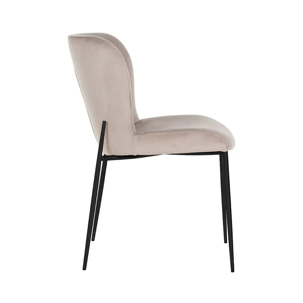 Richmond Interiors Darby Chair – Khaki Velvet - Image 3