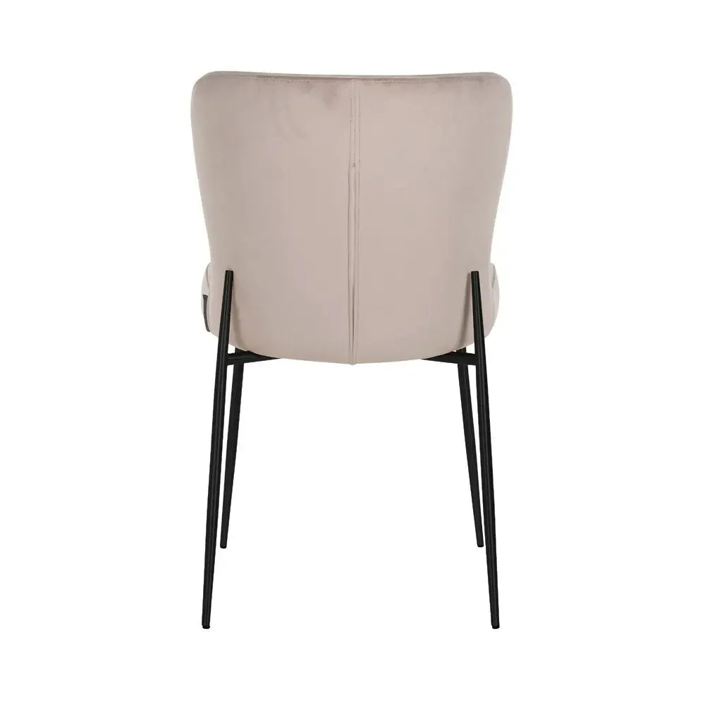 Richmond Interiors Darby Chair – Khaki Velvet - Image 4