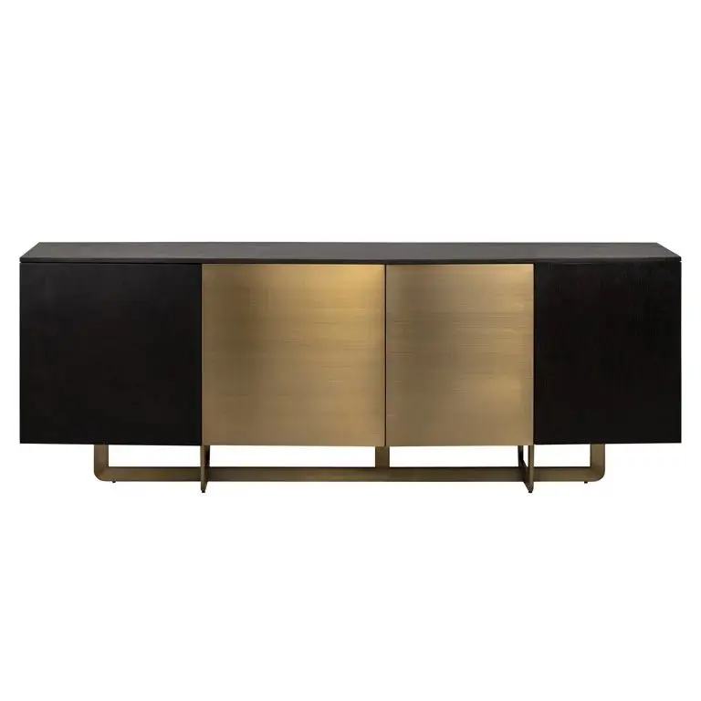 Richmond Interiors Dax Charcoal 4 Door Sideboard – Modern Storage Cabinet - Image 4