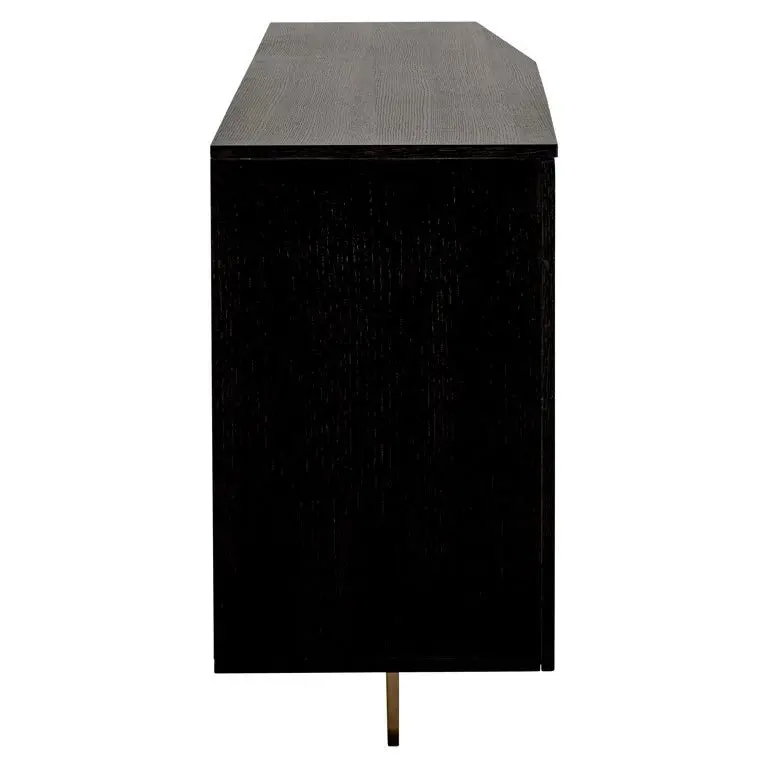 Richmond Interiors Dax Charcoal 4 Door Sideboard – Modern Storage Cabinet - Image 9