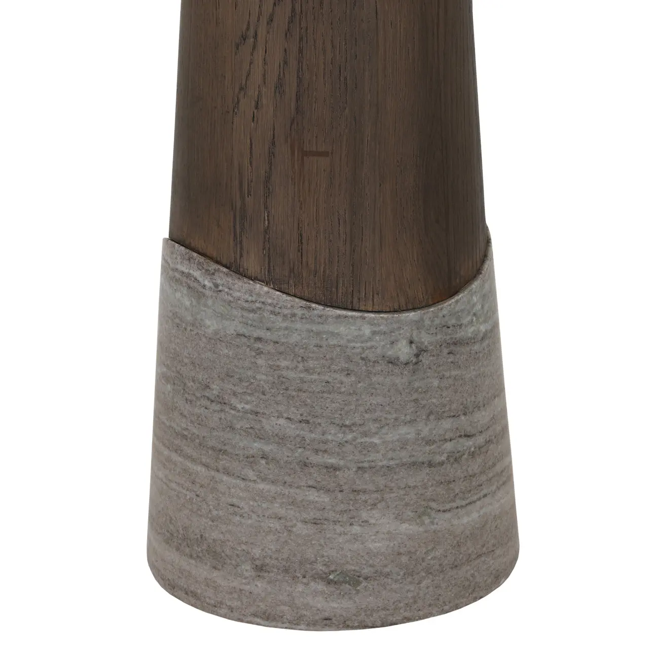 Richmond Interiors Harper Smoked Charchoal Counter Table - Image 4