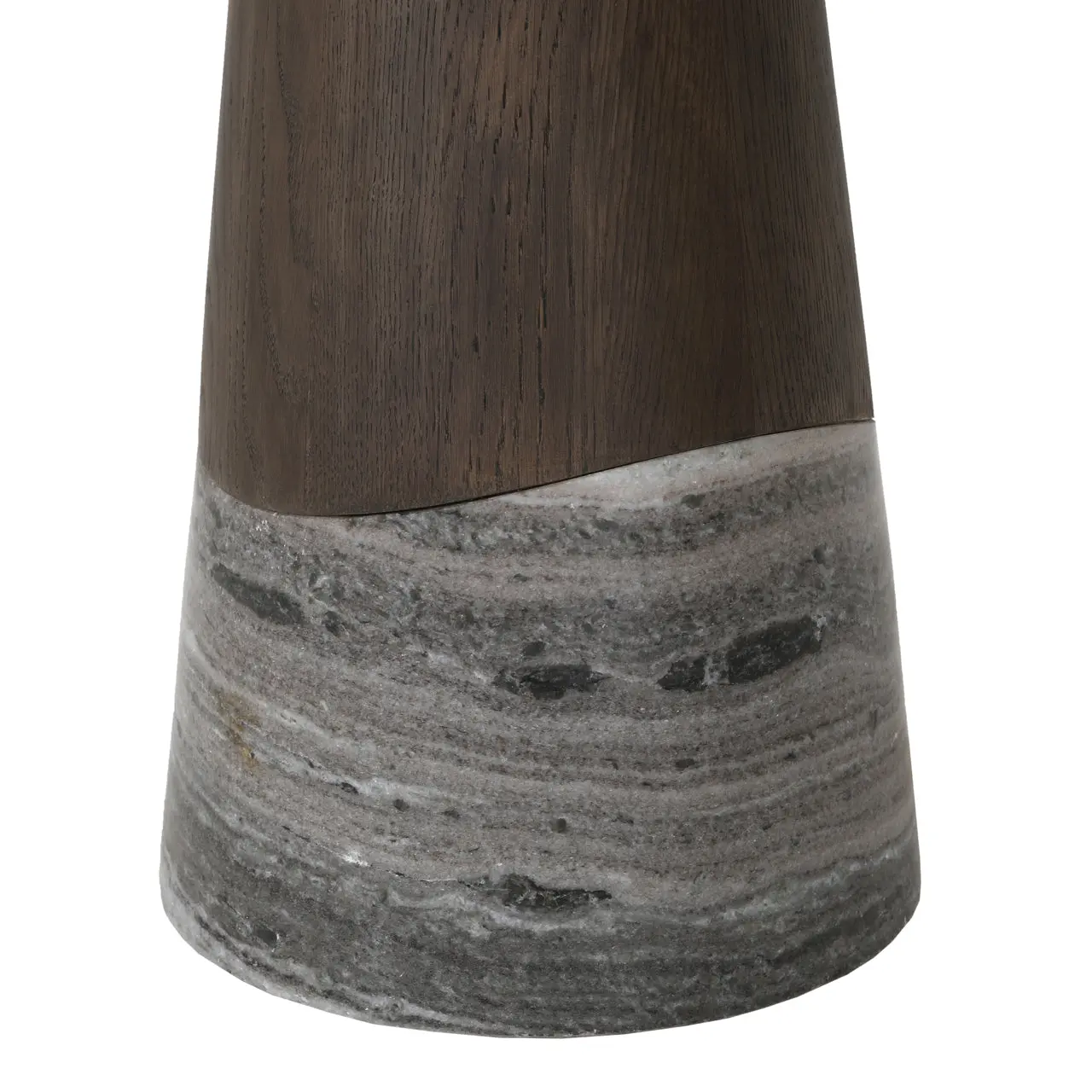 Richmond Interiors Harper Smoked Charchoal Dining Table - Image 4