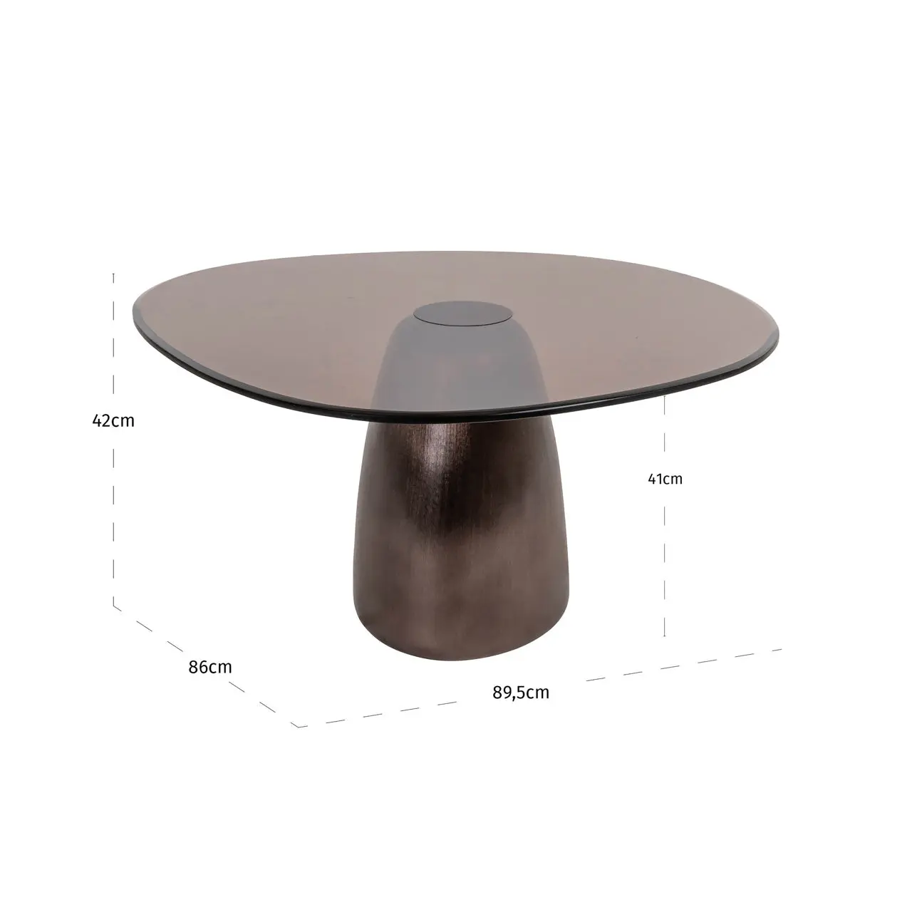Richmond Interiors Hayden Bronze Coffee Table - Image 2