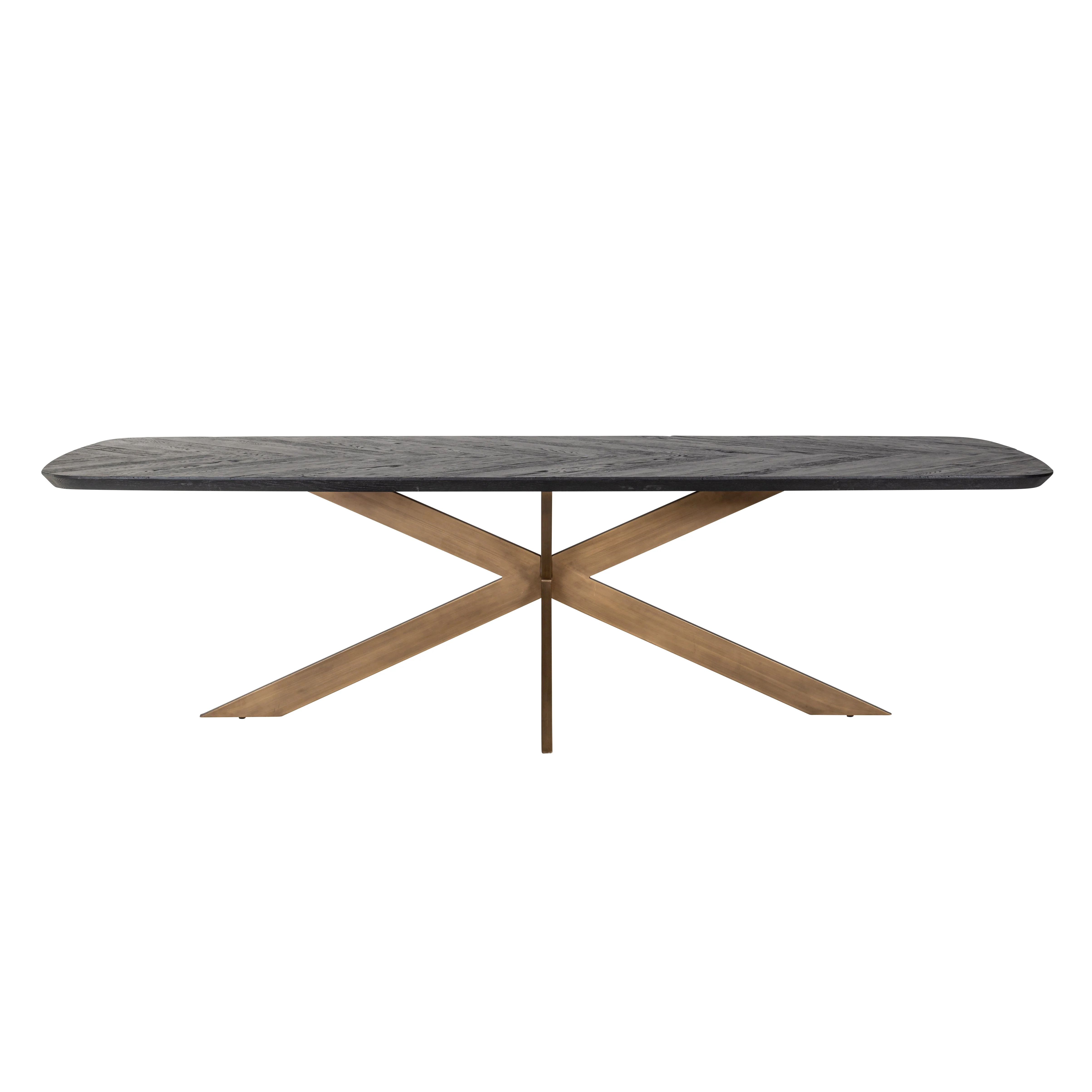 Richmond Interiors Hayley 280cm Dining Table in Dark Coffee