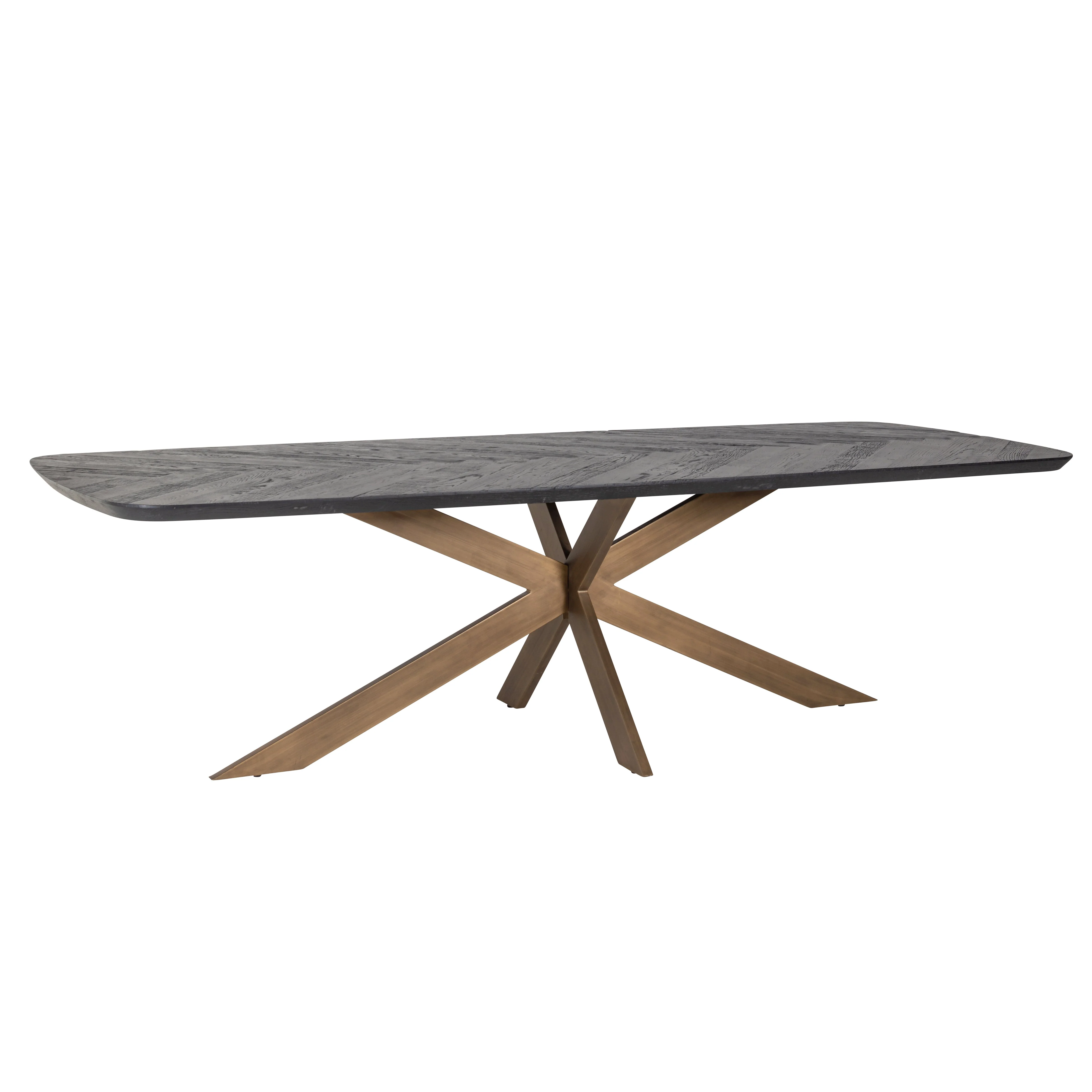 Richmond Interiors Hayley 280cm Dining Table in Dark Coffee - Image 2