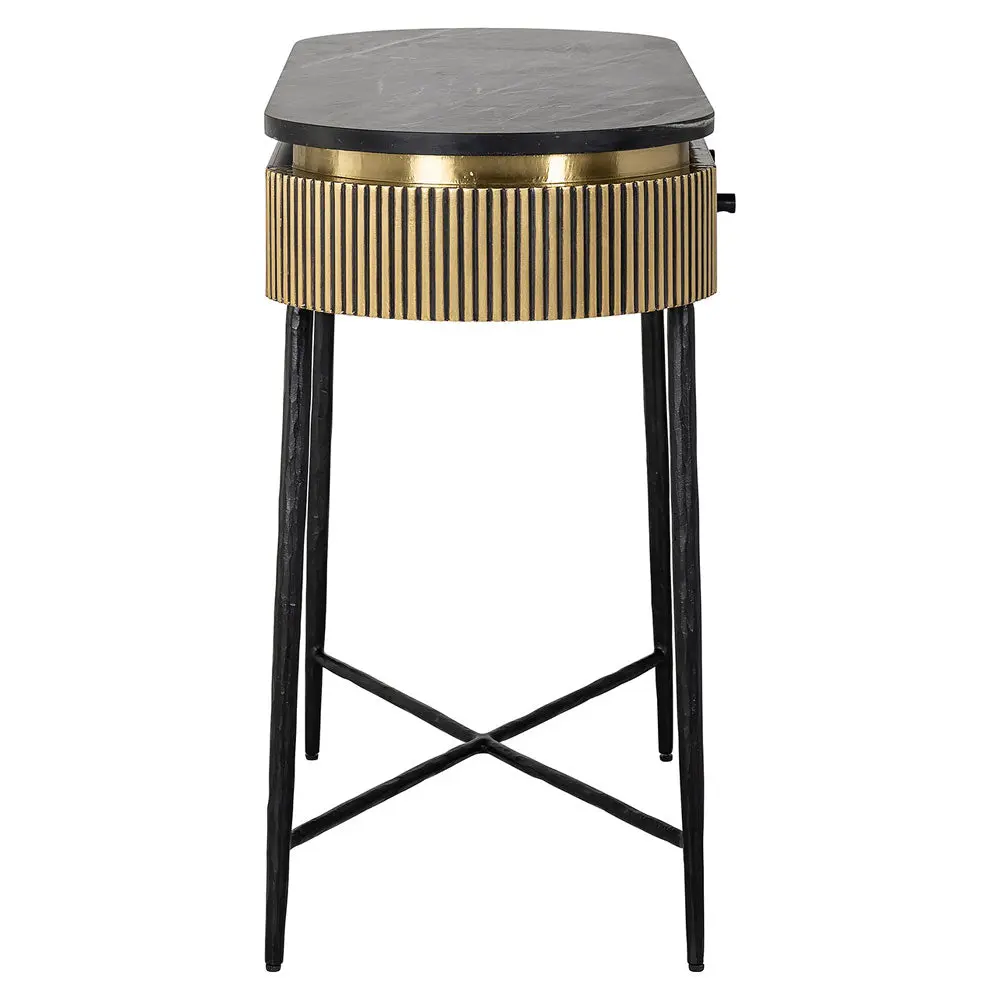 Richmond Interiors Ironville 2 Drawer Luxury Console Table - Image 8