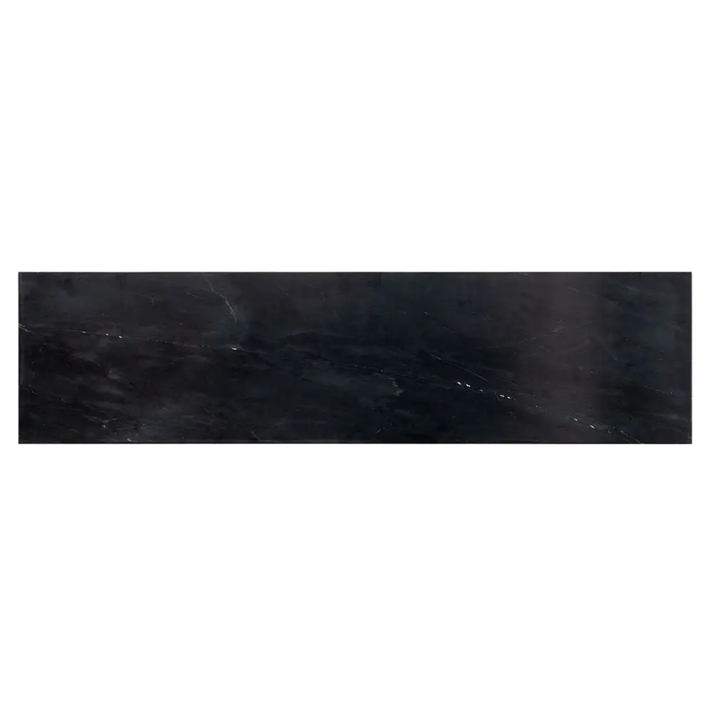 Richmond Interiors Ironville 4 Door Sideboard – Black Marble & Brass - Image 5