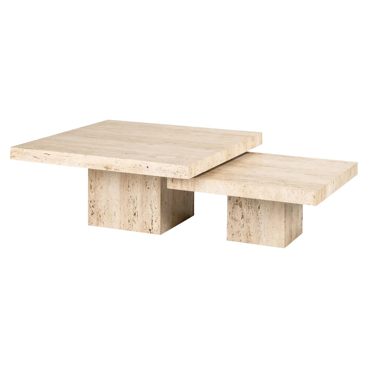 Richmond Interiors La Cantera Set of 2 Coffee Tables in Beige - Image 2