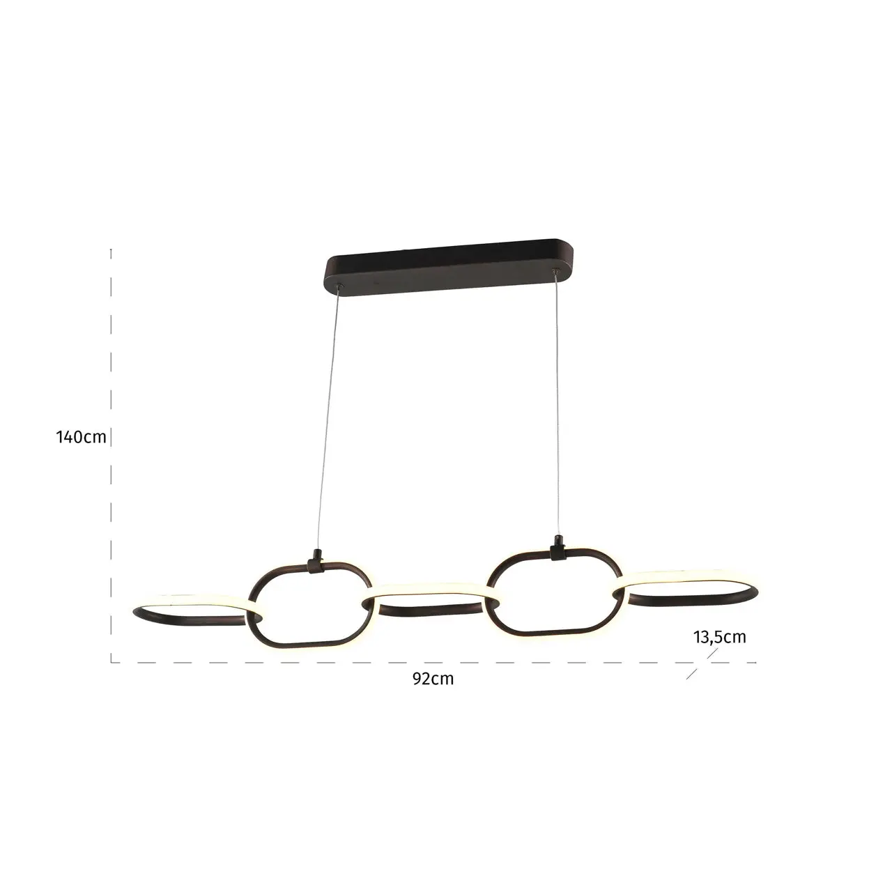 Richmond Interiors Layn Chandelier in Bronze - Image 5