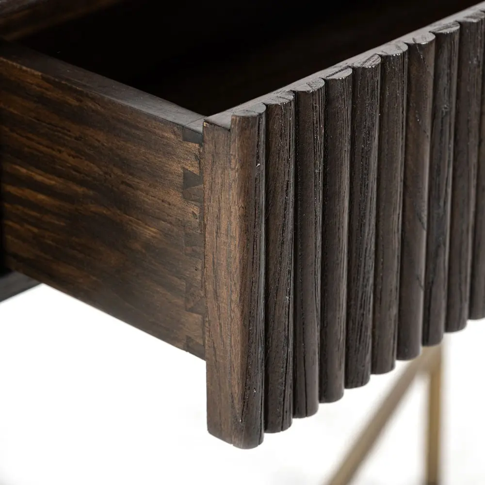 Richmond Interiors Luxor 1 Drawer Console - Image 4