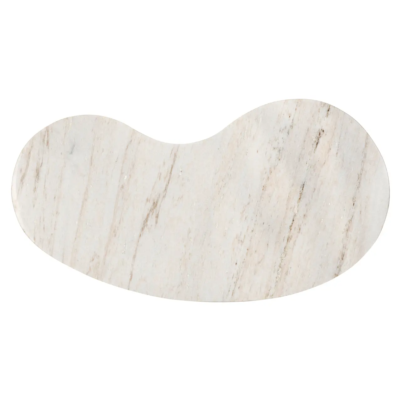 Richmond Interiors Mayfield 1-Door Ribbed Mango Wood Bar Table with Marble Top - Image 5