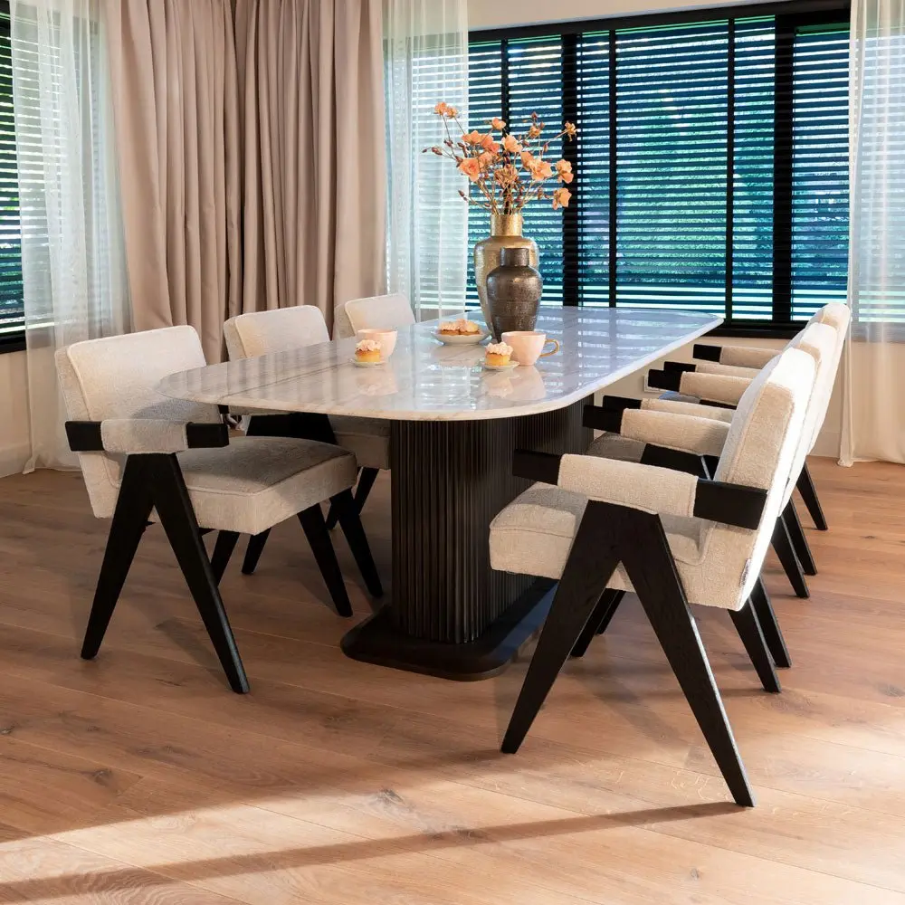 Richmond Interiors Mayfield 230cm Dining Table - Image 4
