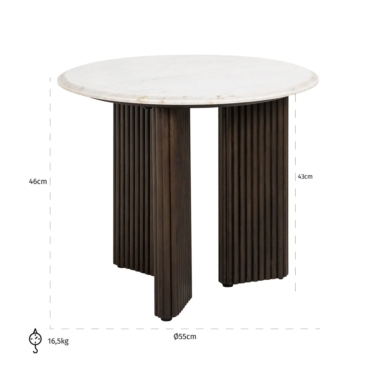 Richmond Interiors Mayfield Side Table - Image 6