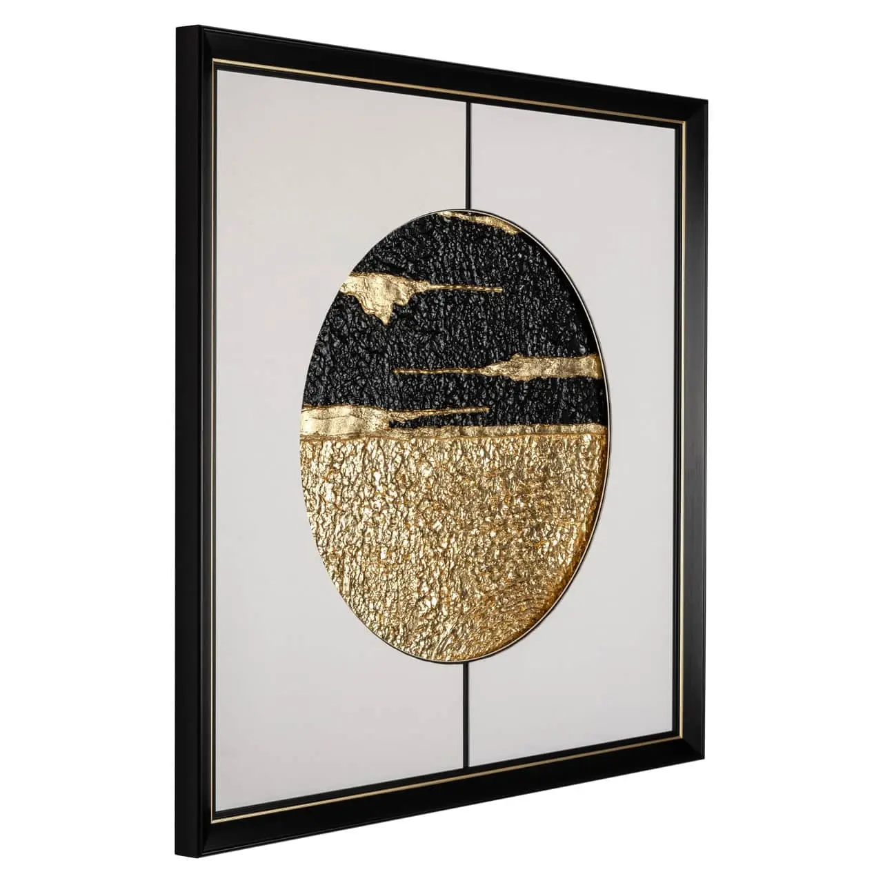 Richmond Interiors Moon Black/Gold Wall Art - Image 3
