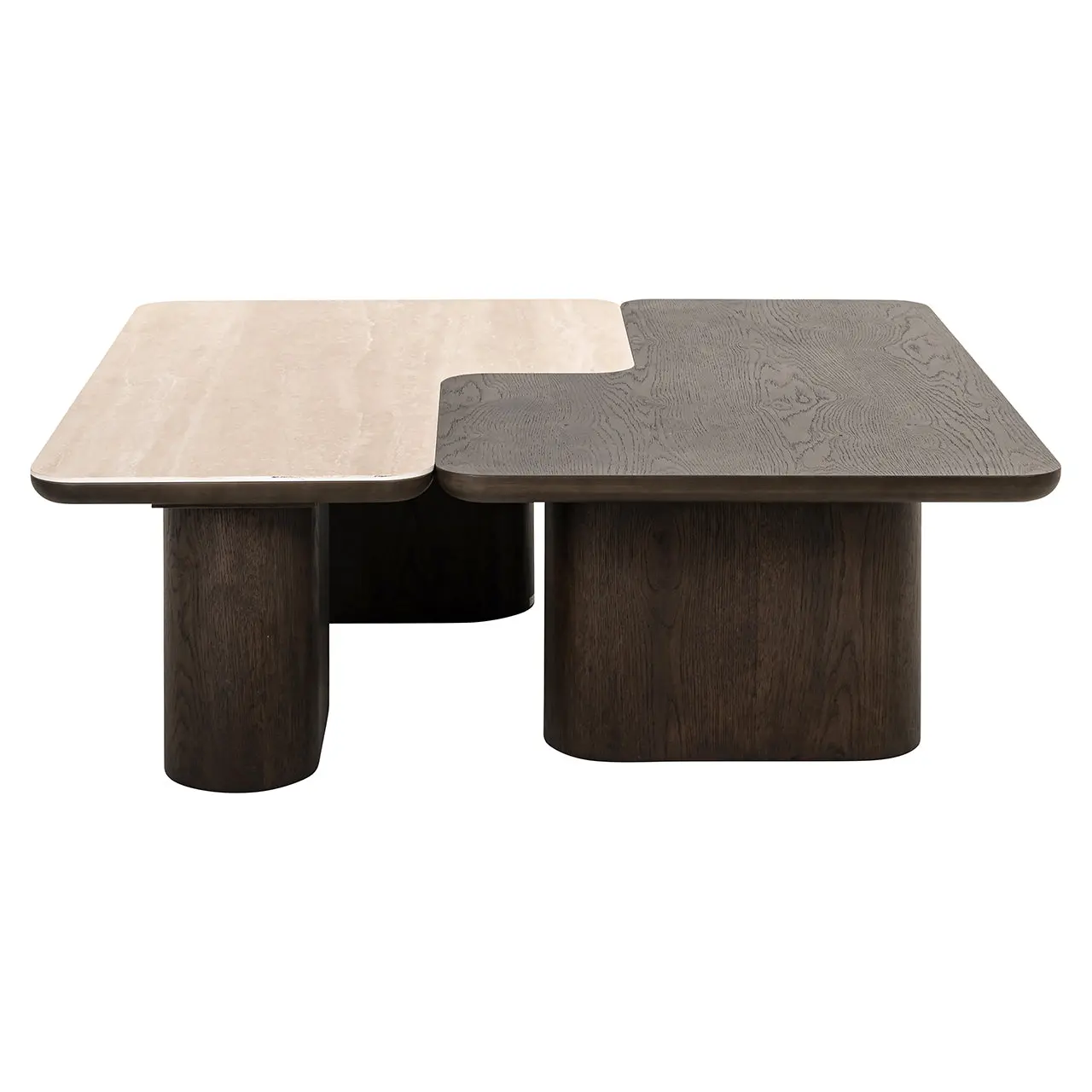 Richmond Interiors Nando Set of 2 Coffee Tables in Brown