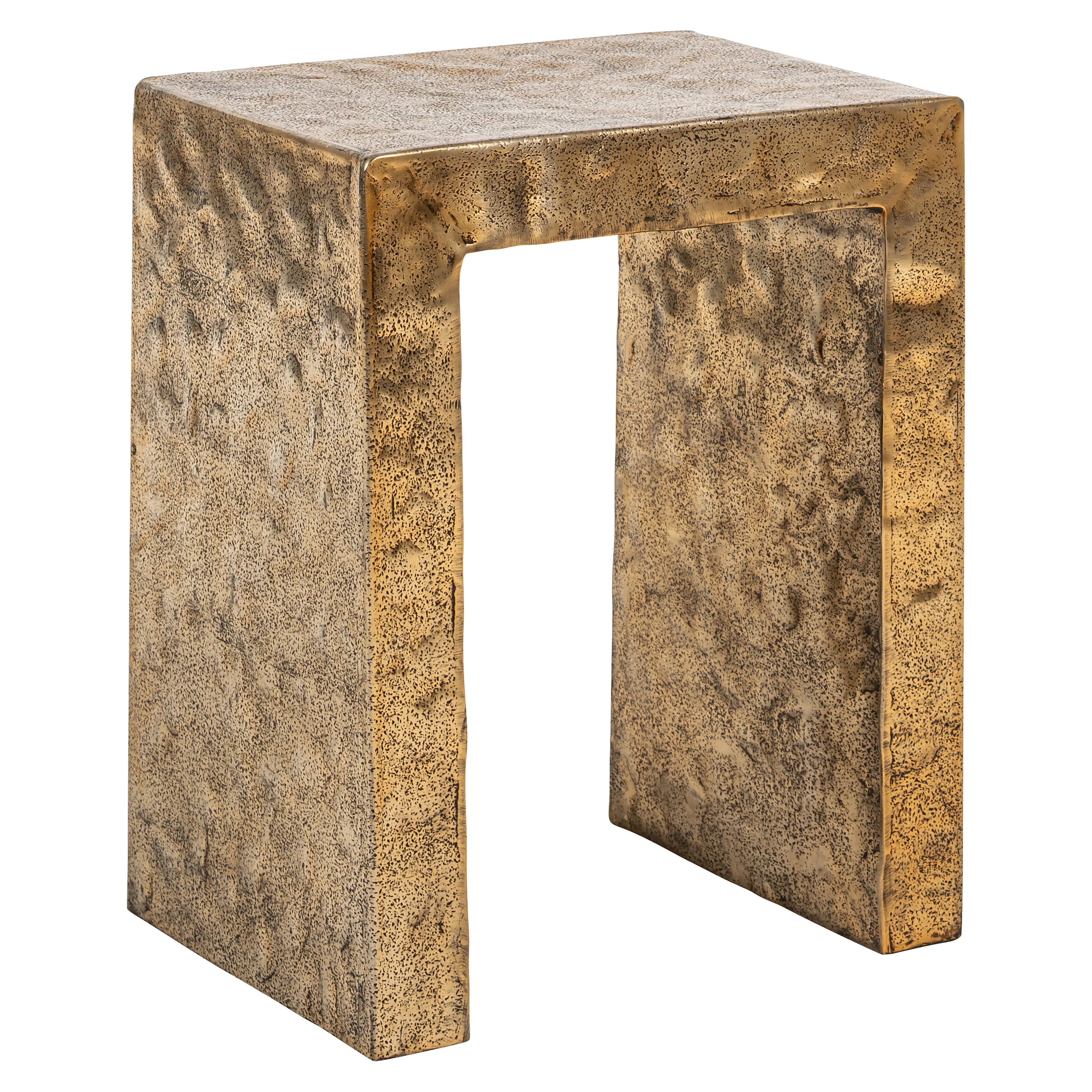 Richmond Interiors Novan End Table in Gold - Image 2