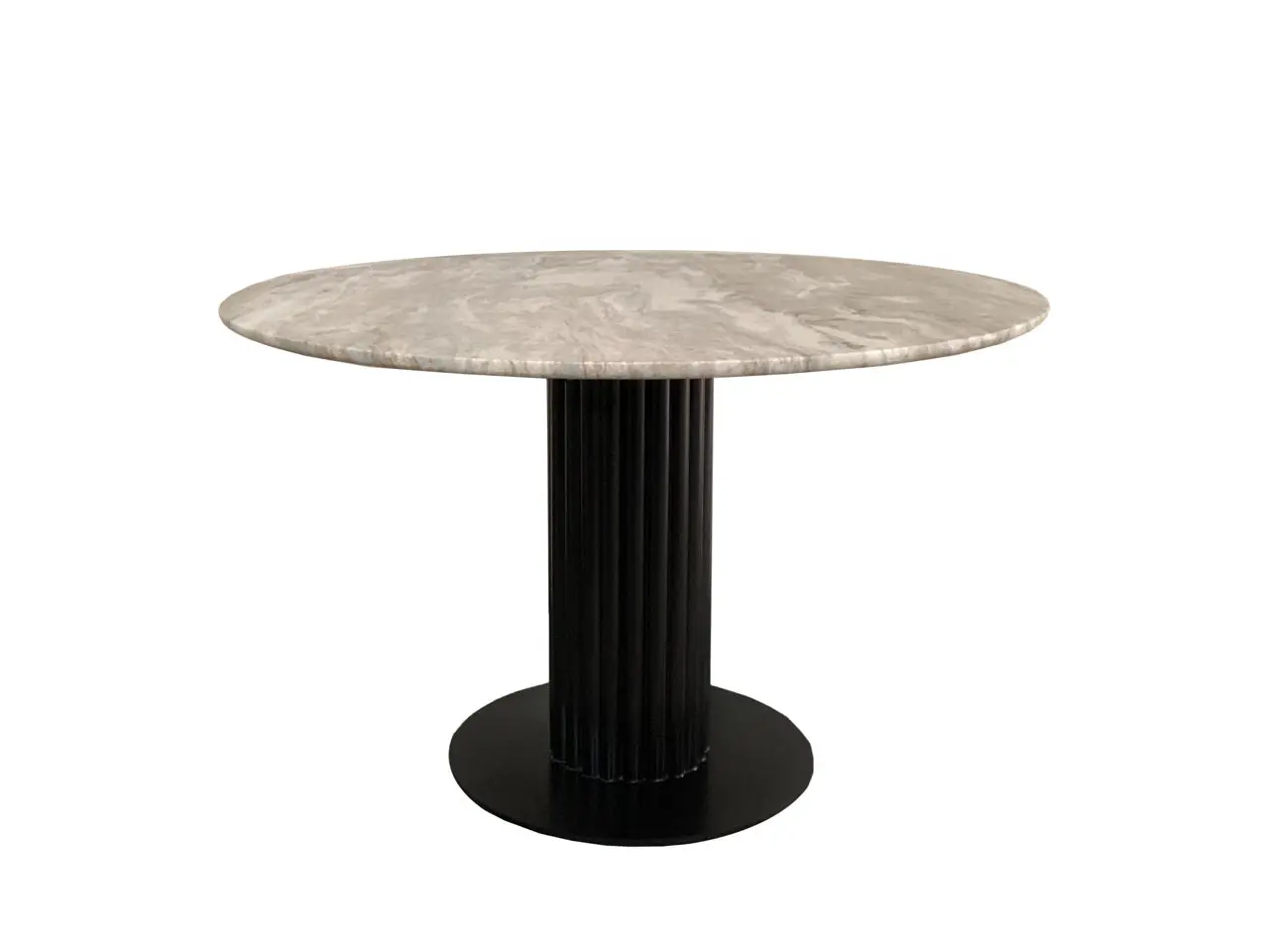 Richmond Interiors Nyon 120cm Dining Table in Beige - Image 2