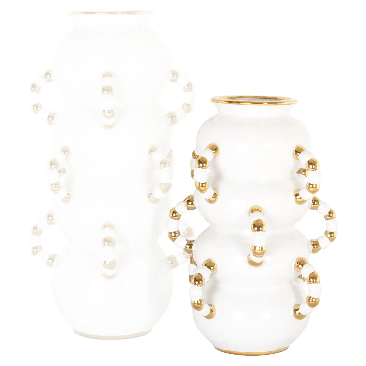 Richmond Interiors Pippy White Vase - Image 2