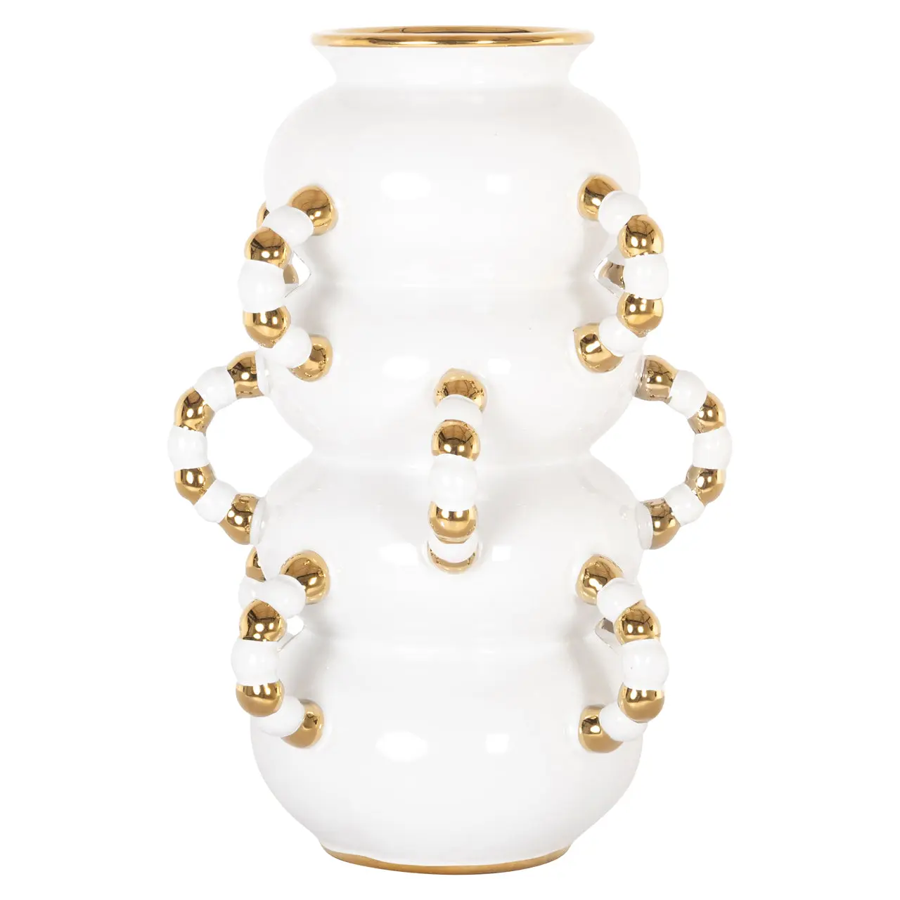 Richmond Interiors Pippy White Vase - Image 4