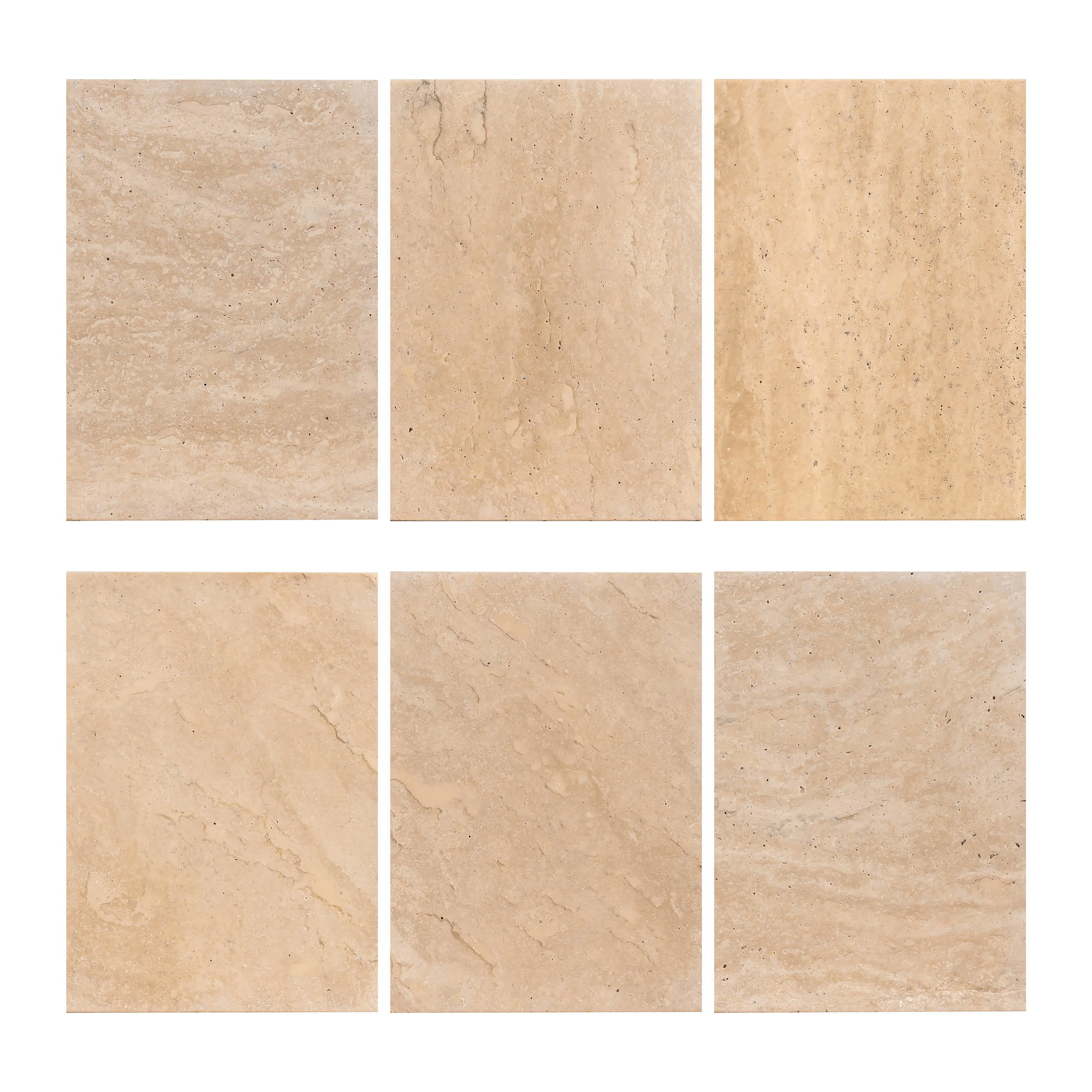 Richmond Interiors Renaissance 130cm Dining Table Italian Travertine in Beige - Image 3