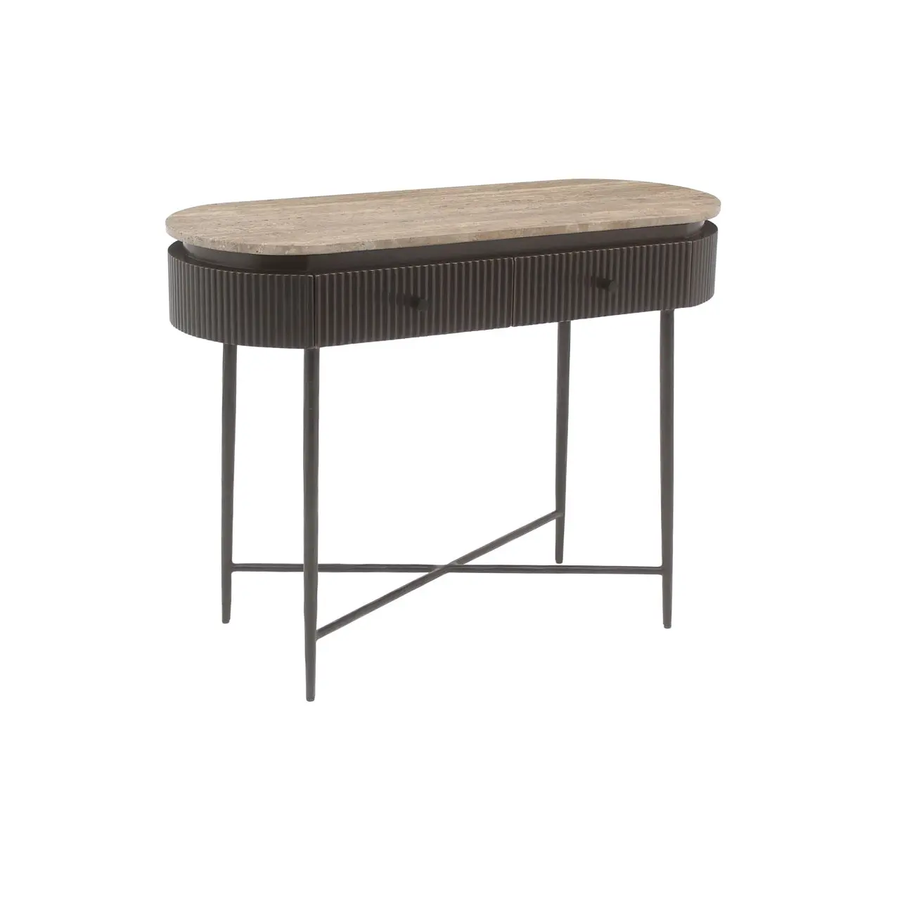 Richmond Interiors Russo Brown Console Table - Image 2