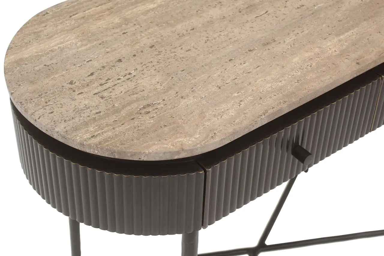 Richmond Interiors Russo Brown Console Table - Image 7