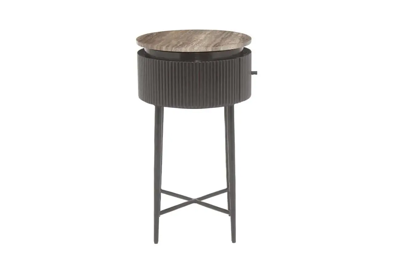 Richmond Interiors Russo Brown End Table - Image 5