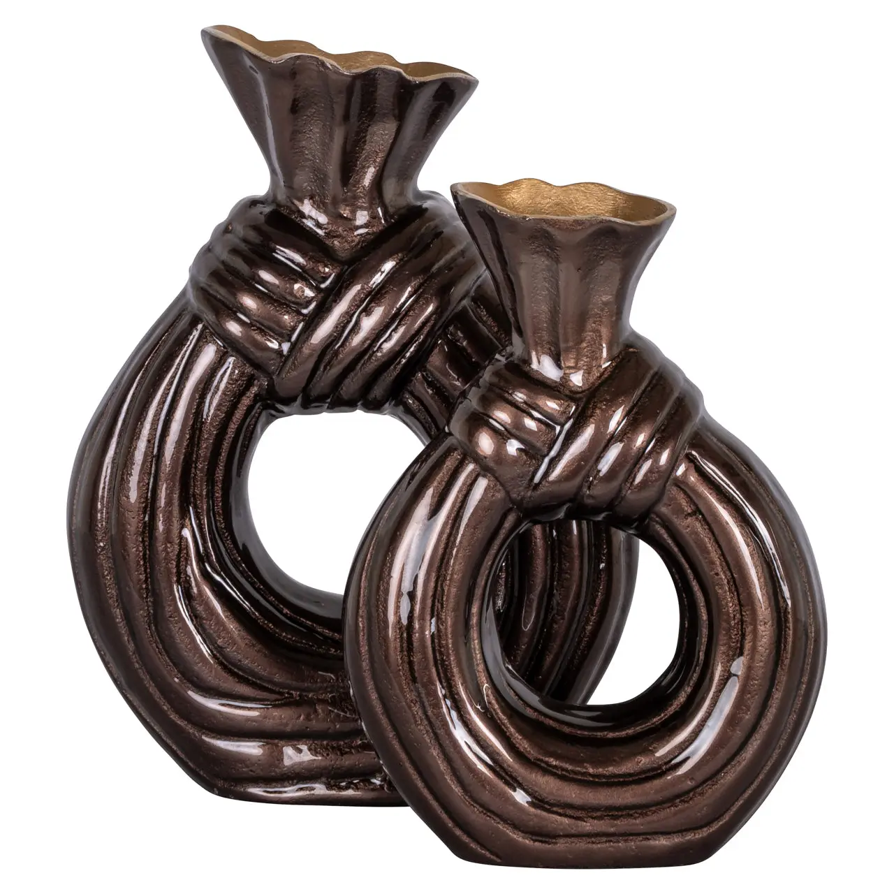 Richmond Interiors Suen Dark Brown Vase - Image 2