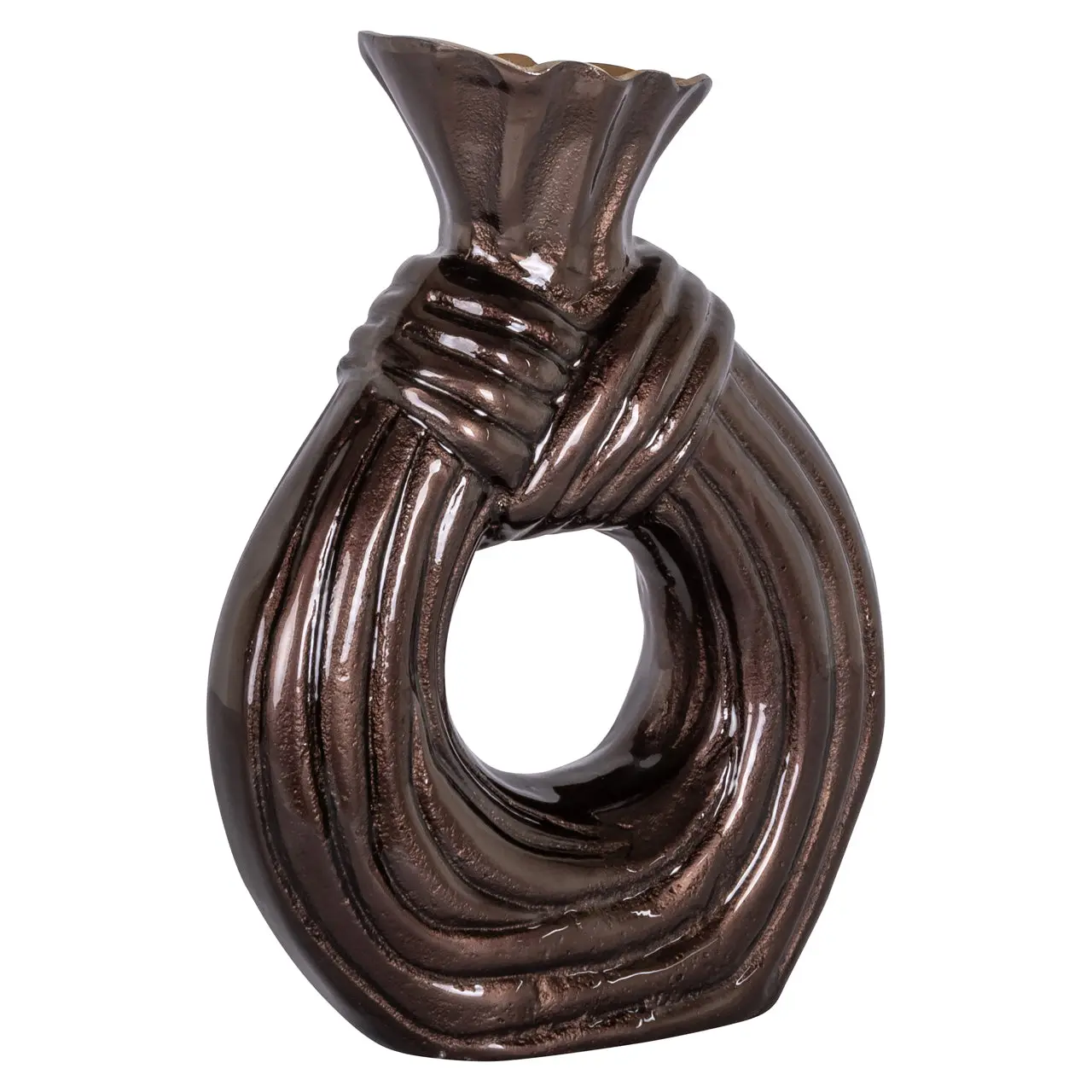Richmond Interiors Suen Dark Brown Vase - Image 5