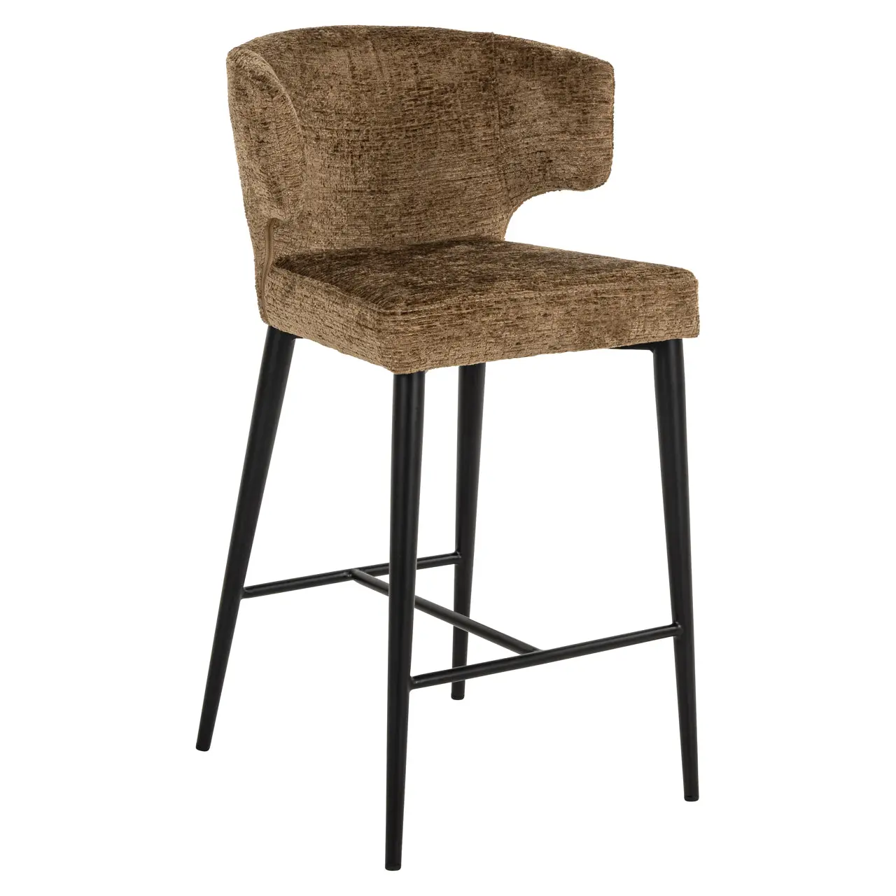 Richmond Interiors Taylor Counter Stool in Brandy Fusion - Image 3