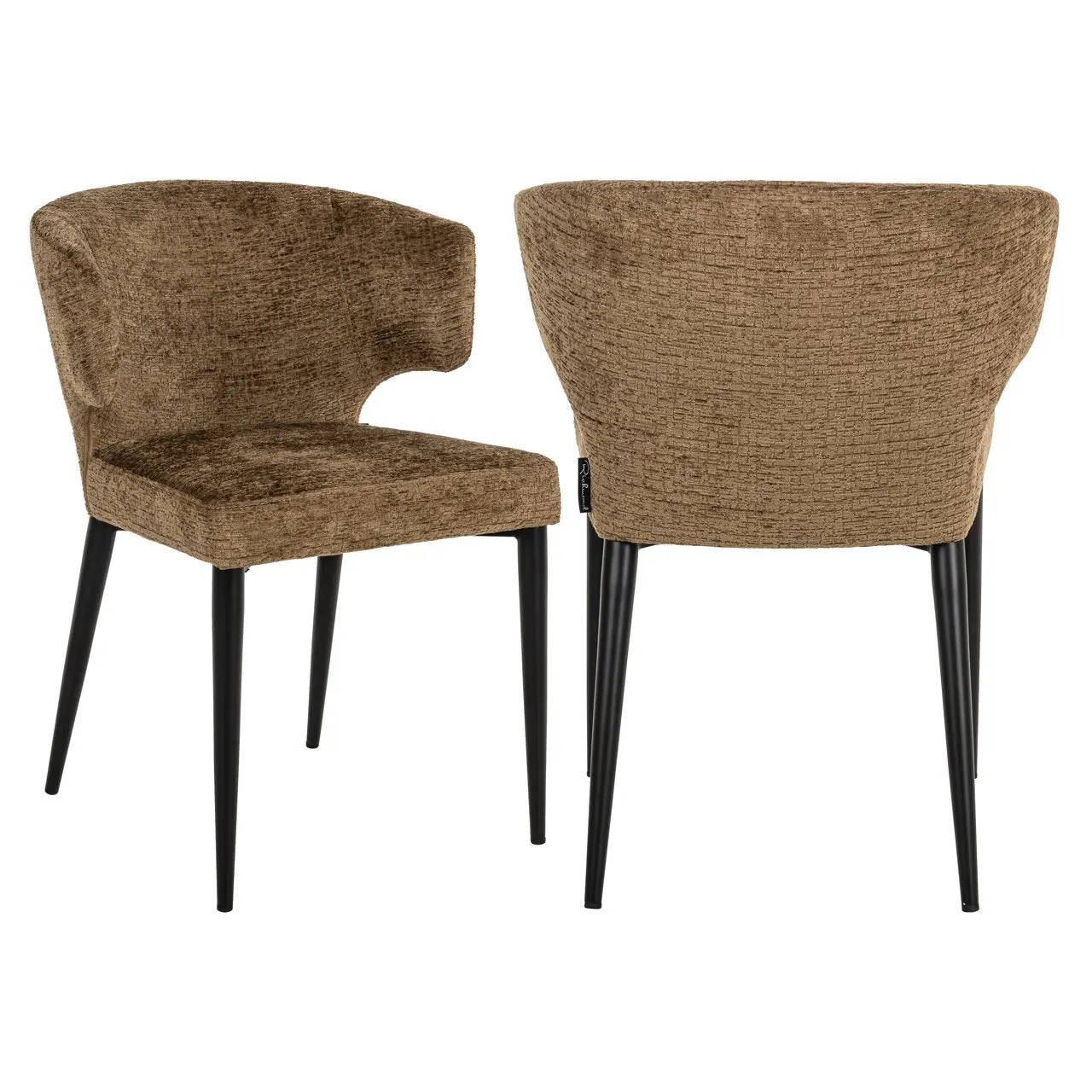 Richmond Interiors Taylor Dining Chair in Brandy Fusion