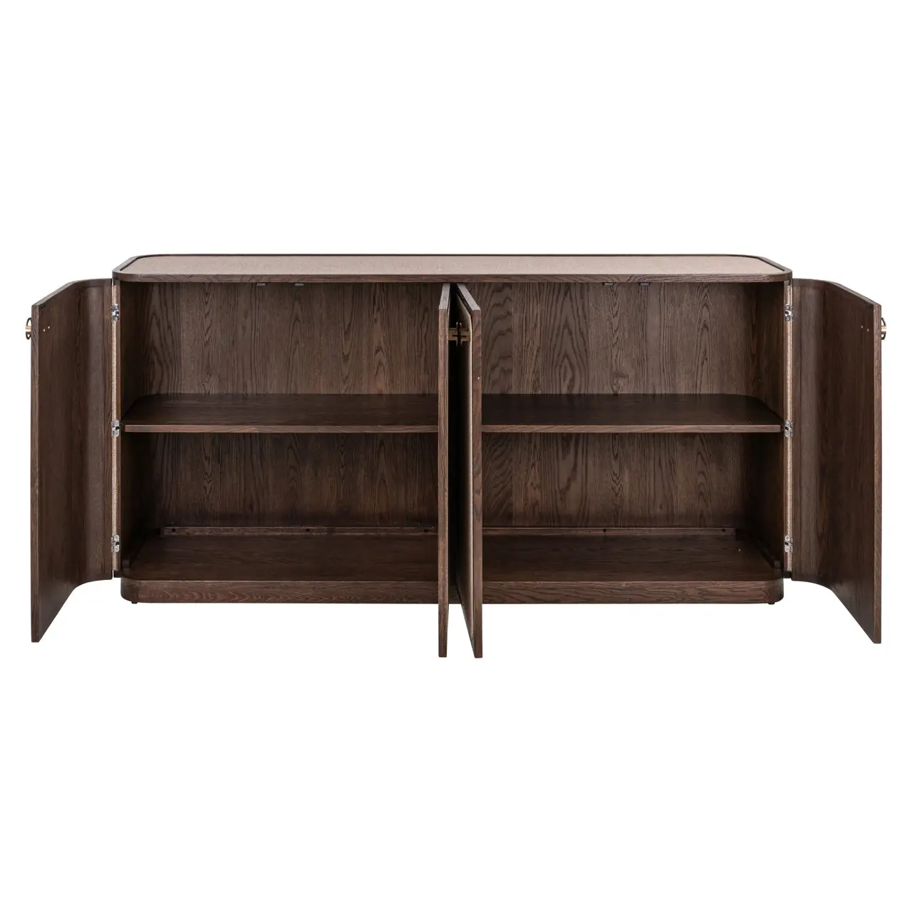 Richmond Interiors Willox Brown 4 Door Sideboard - Image 3