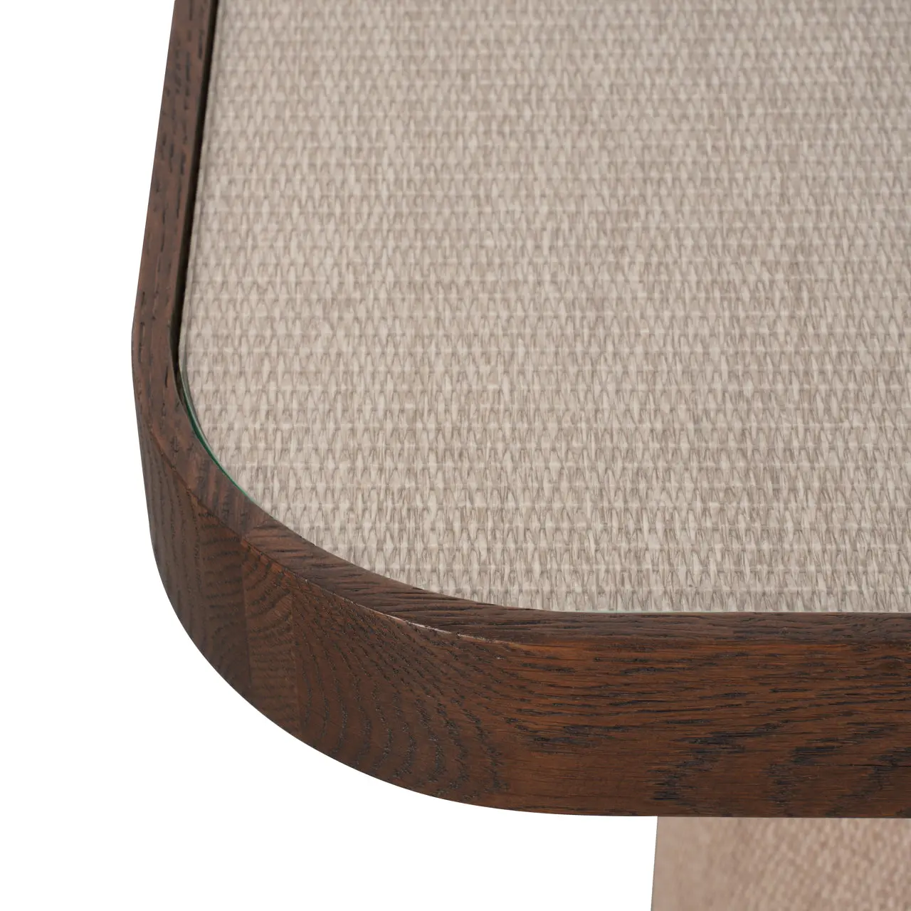 Richmond Interiors Willox Brown End Table with Glass - Image 5