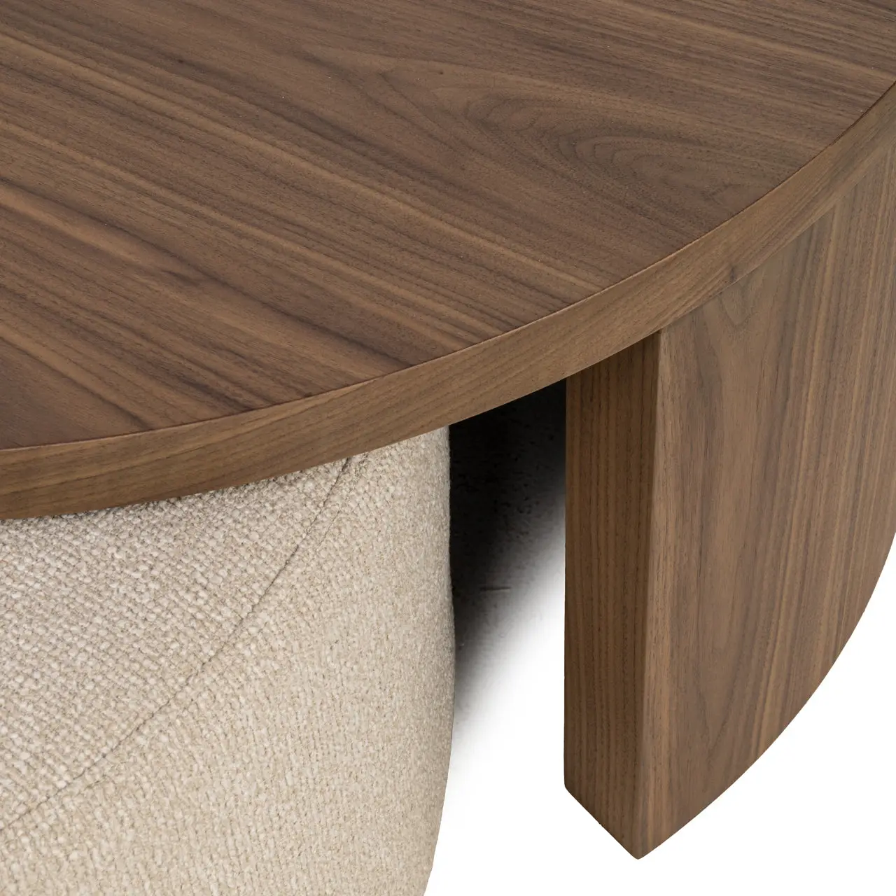 Richmond Interiors Windsor Walnut Coffee table (Set of 2) - Image 5