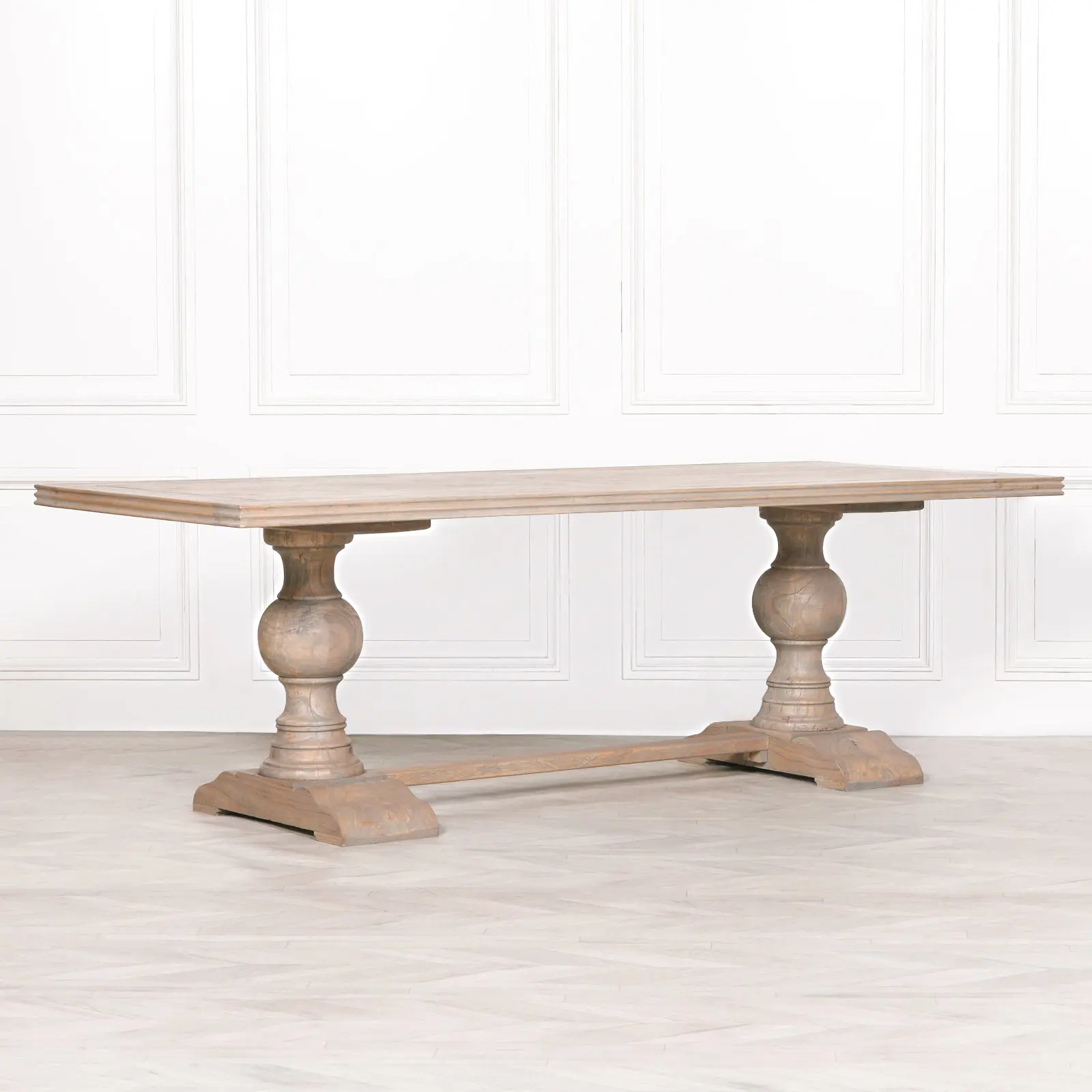 Rustic Wooden Dining Table 240cm – Handcrafted Rectangular Dining Table - Image 9