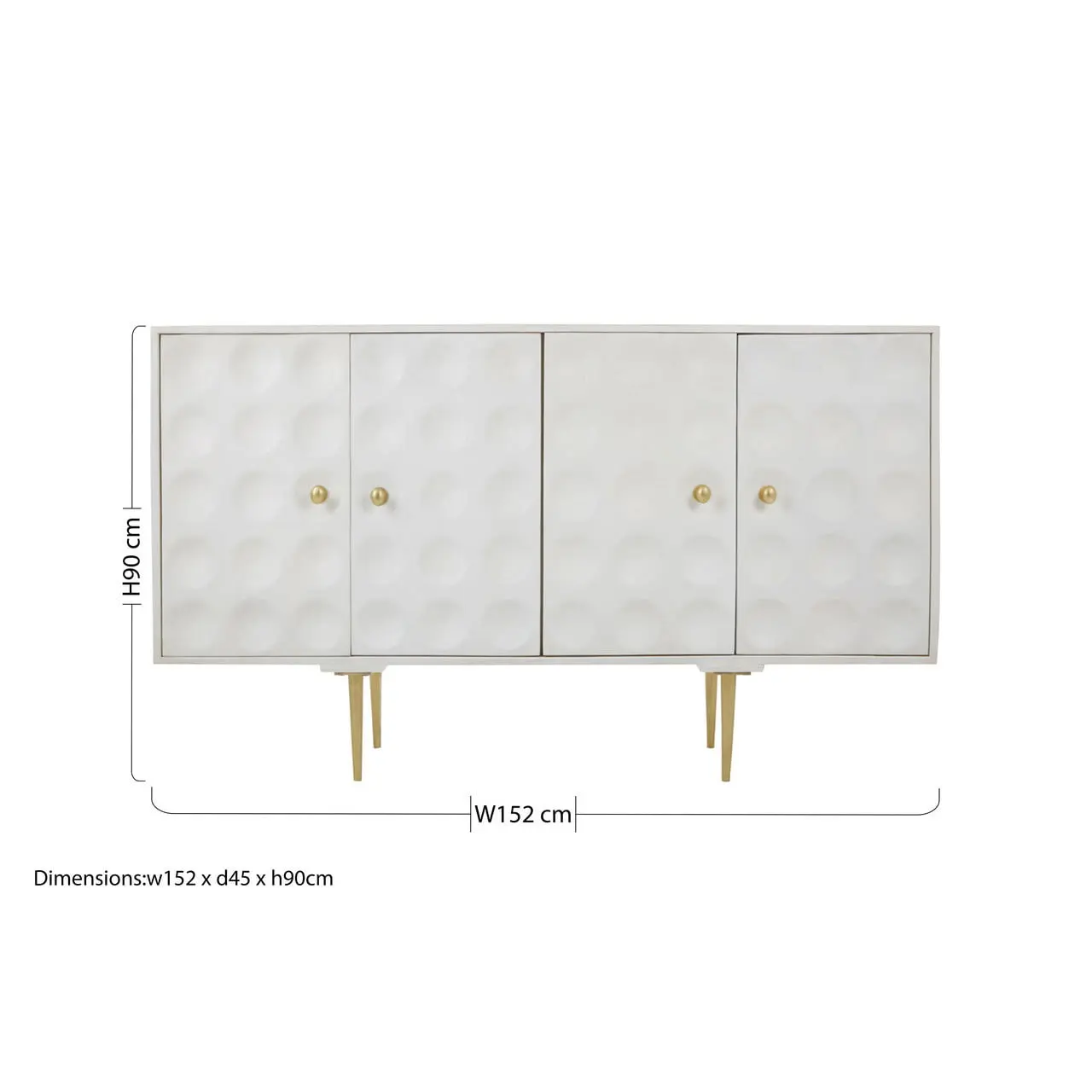 Sadira Wood Sideboard - Image 5