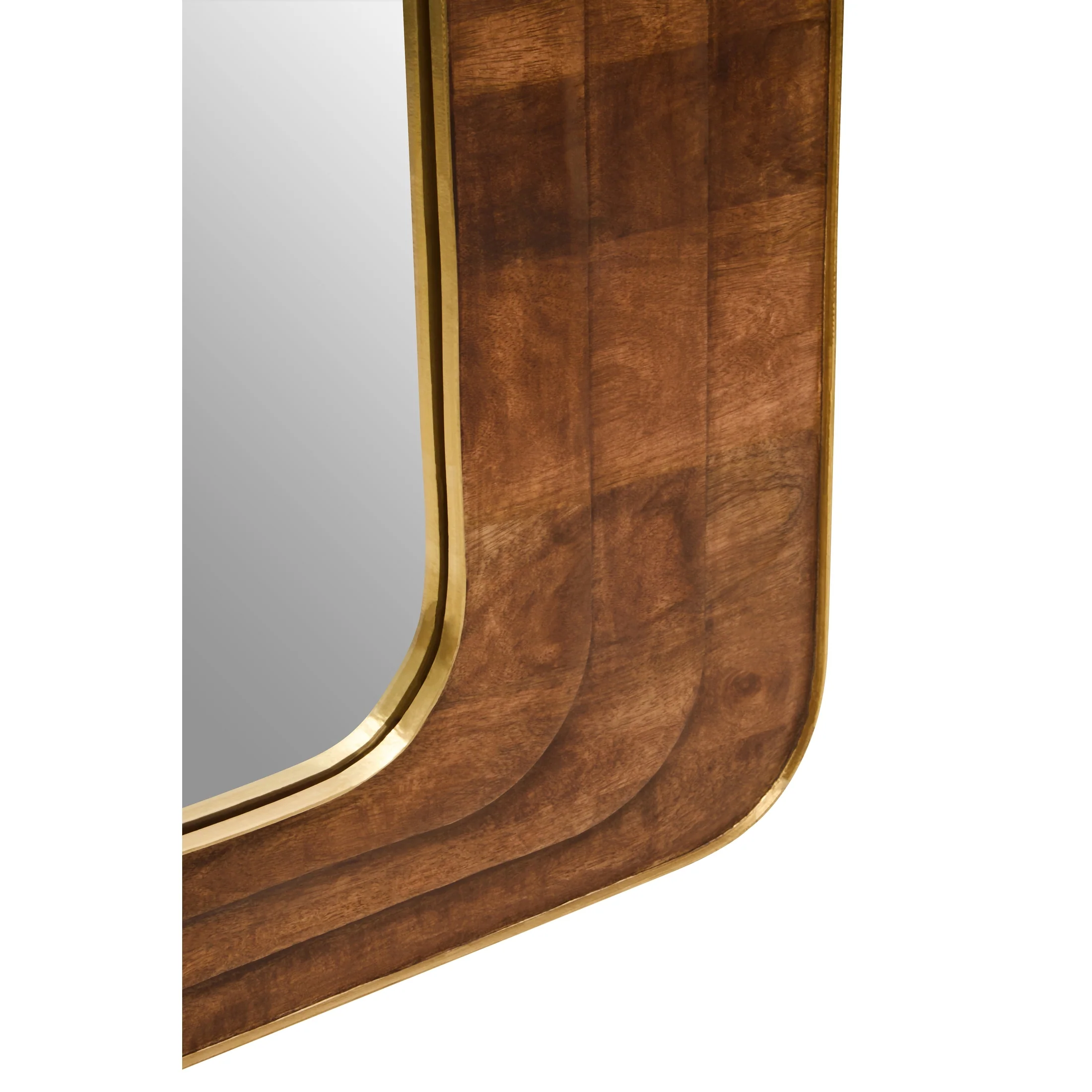 Sangra Mango Wood Carved Wall Mirror - Image 5