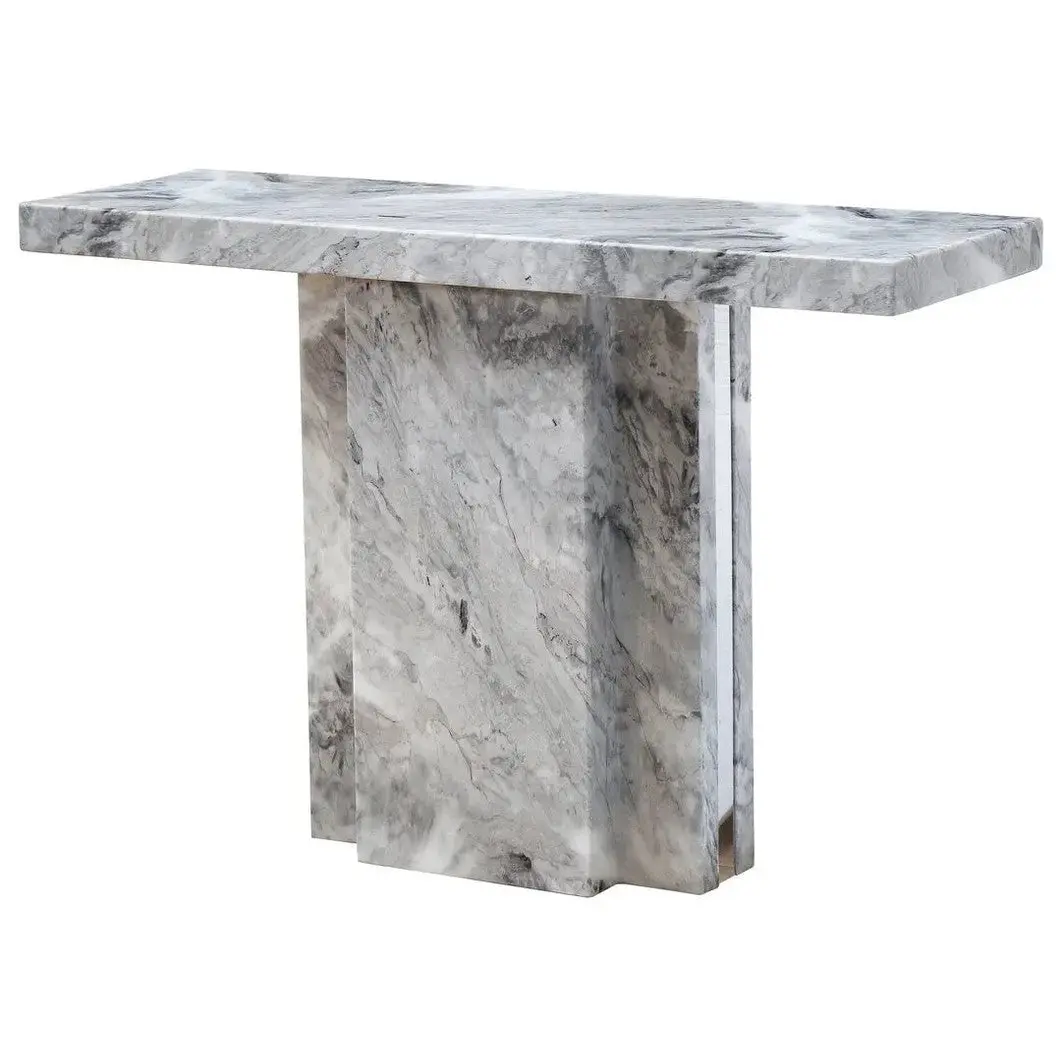 Savanno Grey Marble Console Table