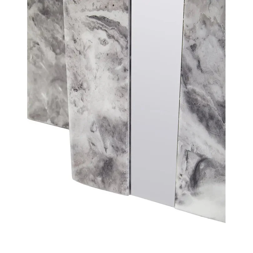 Savanno Grey Marble Dining Table - Image 6